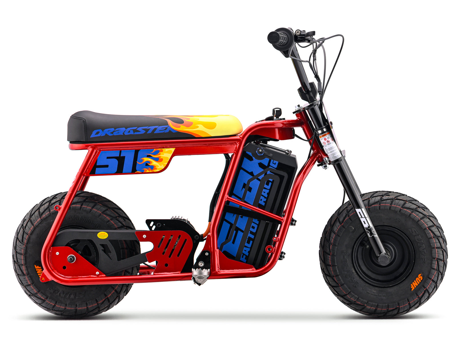Dragster 60R Electric Mini Bike - Red