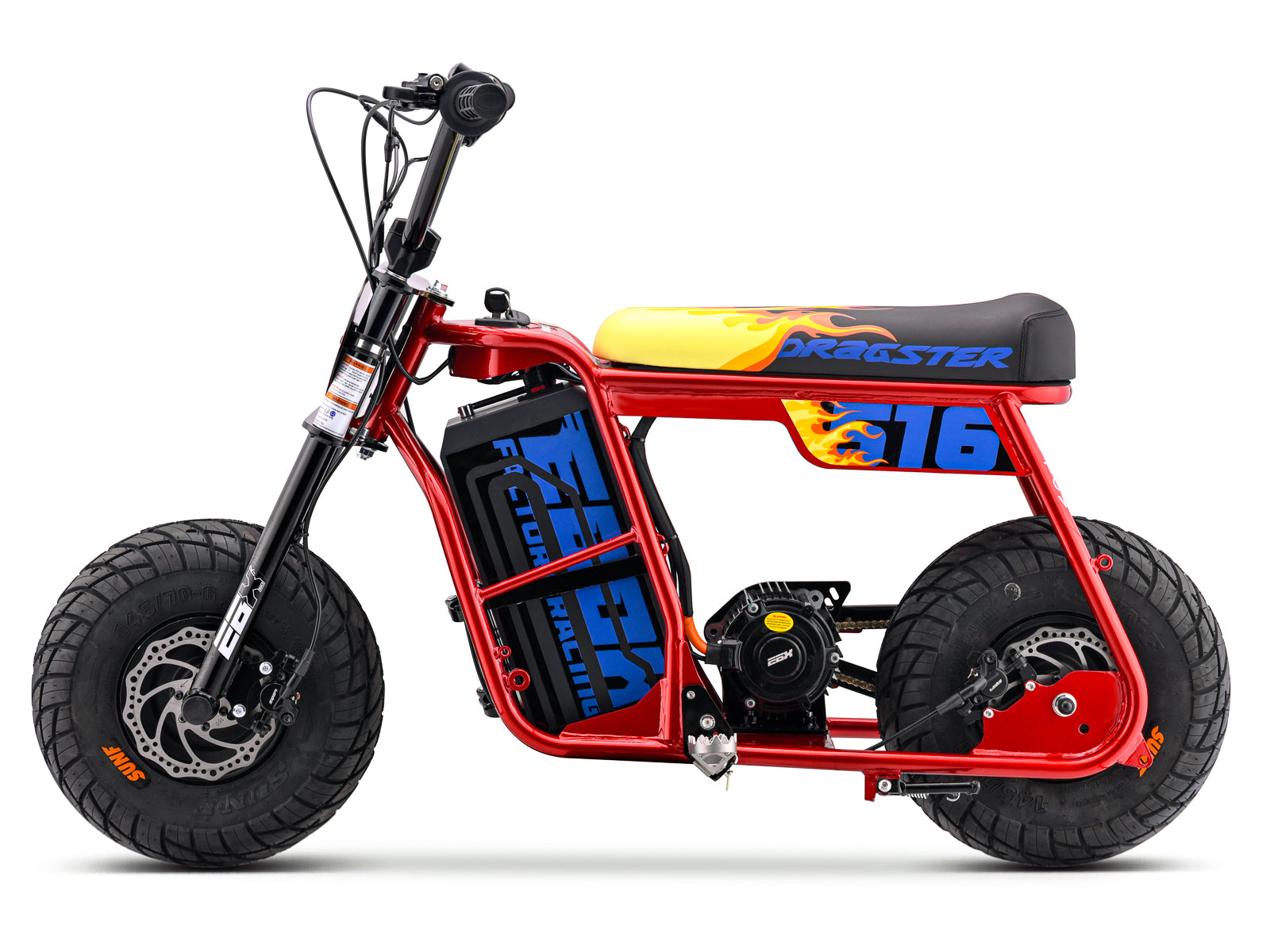 Dragster 60R Electric Mini Bike - Red
