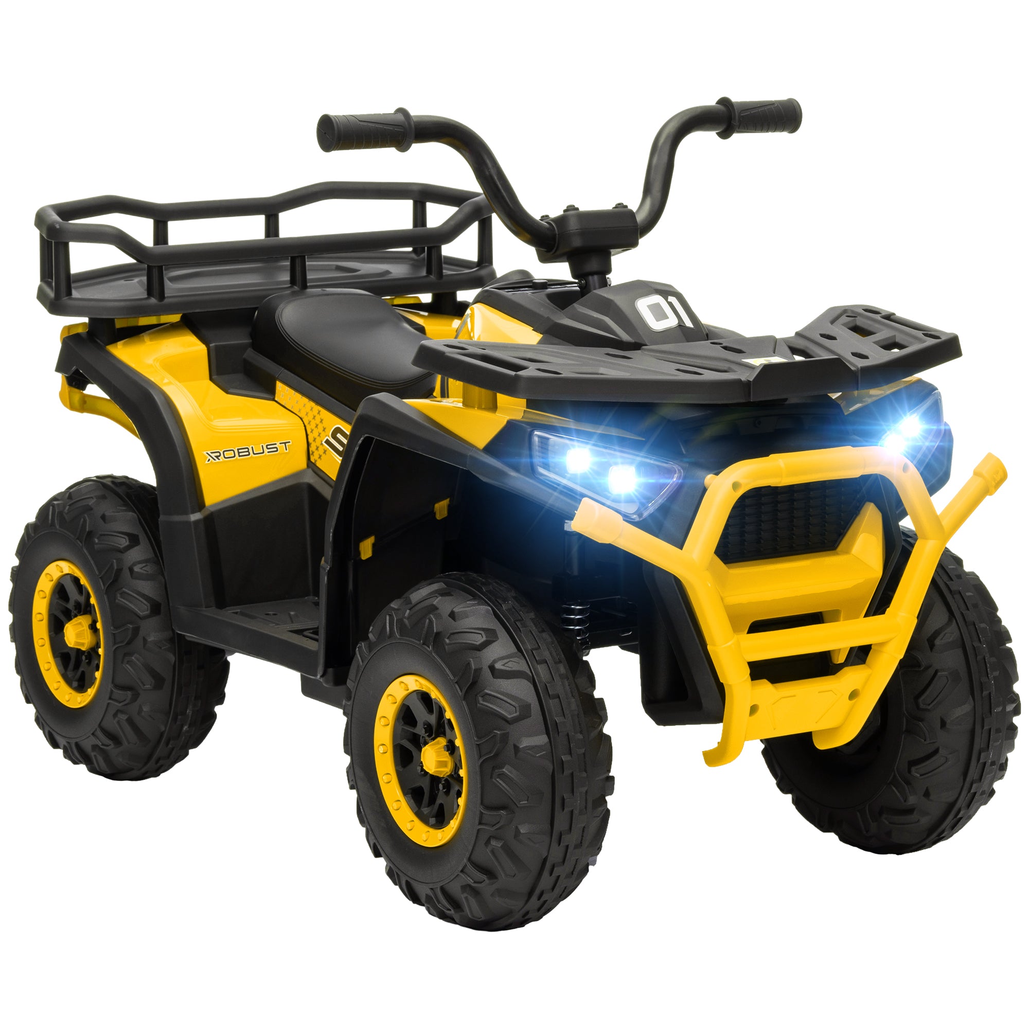 AIYAPLAY 12V Kids Electric Quad Bike - Green