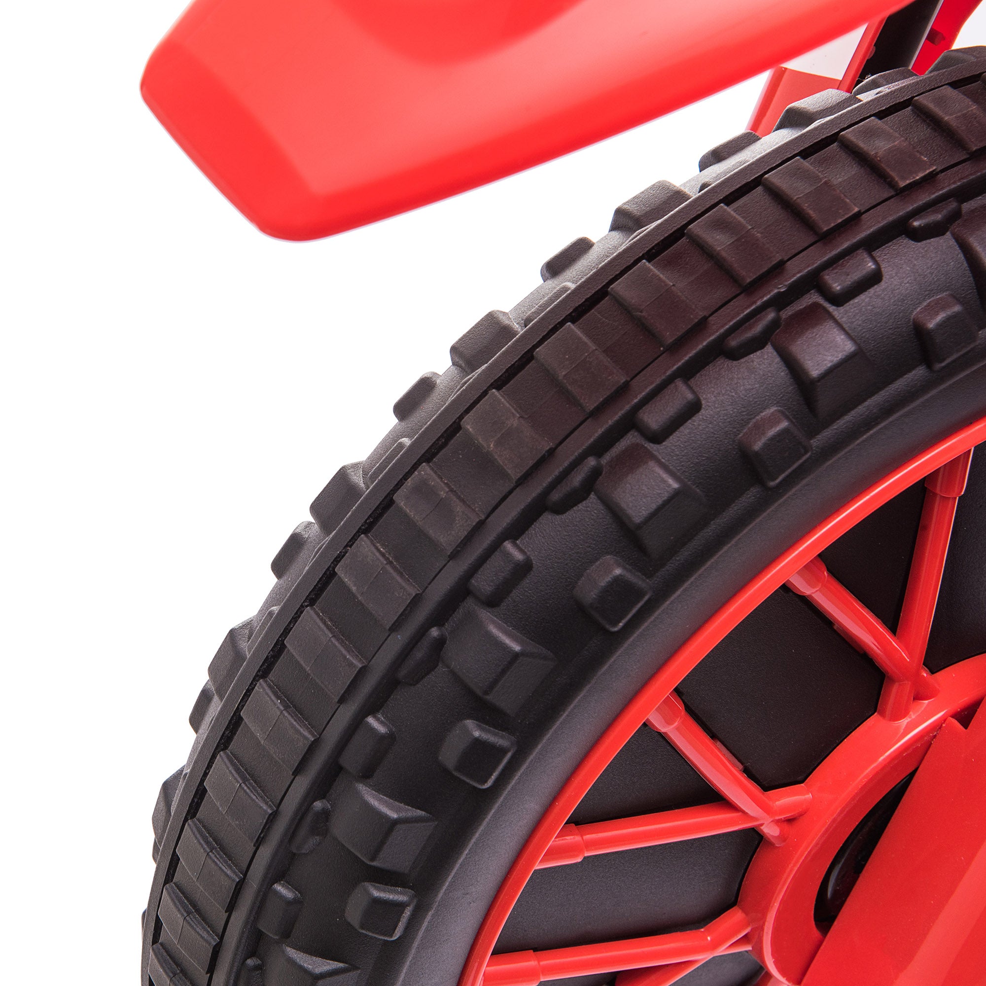 HOMCOM 12V Kids Electric Motorbike with Training Wheels