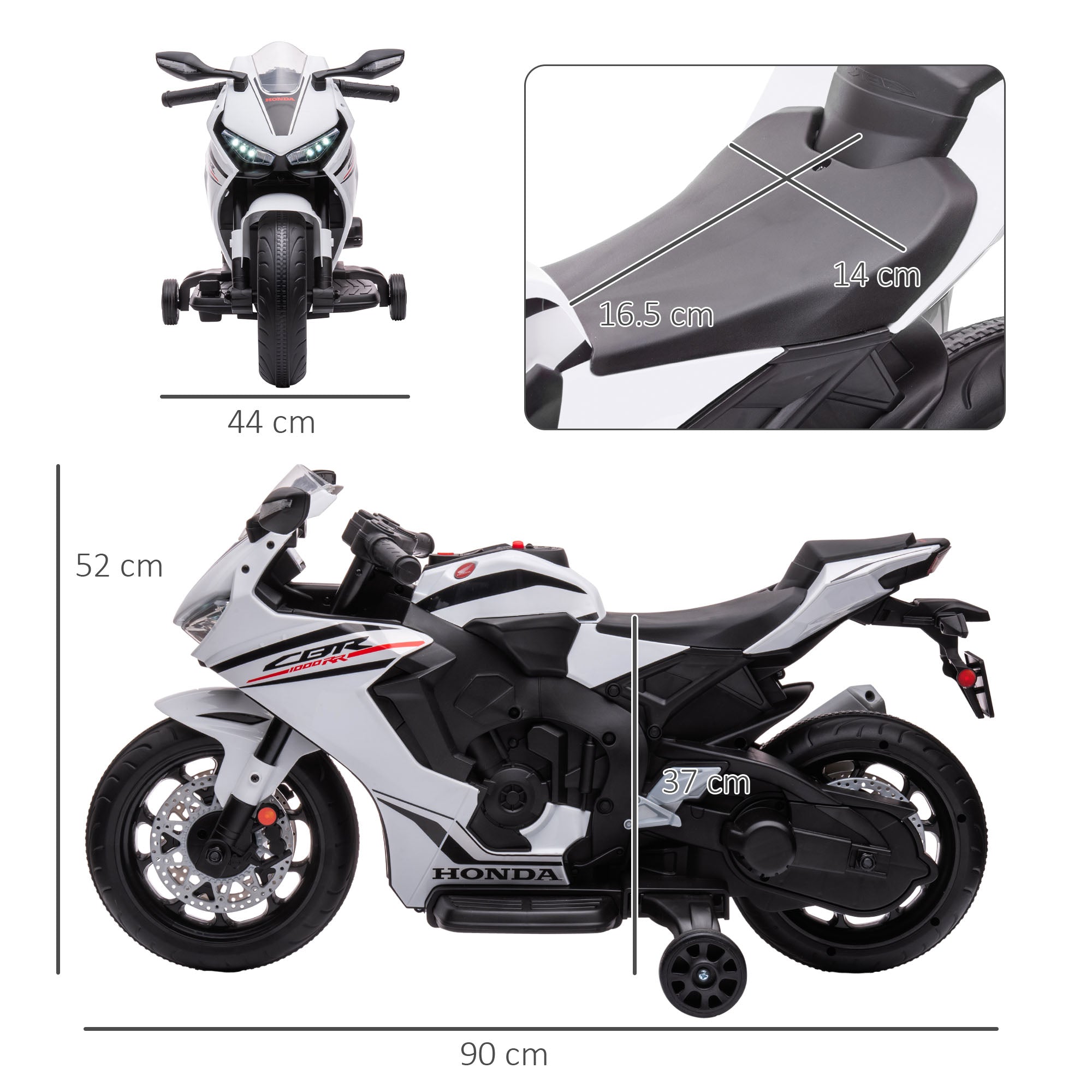 HOMCOM Honda 6V Kids Electric Motorbike