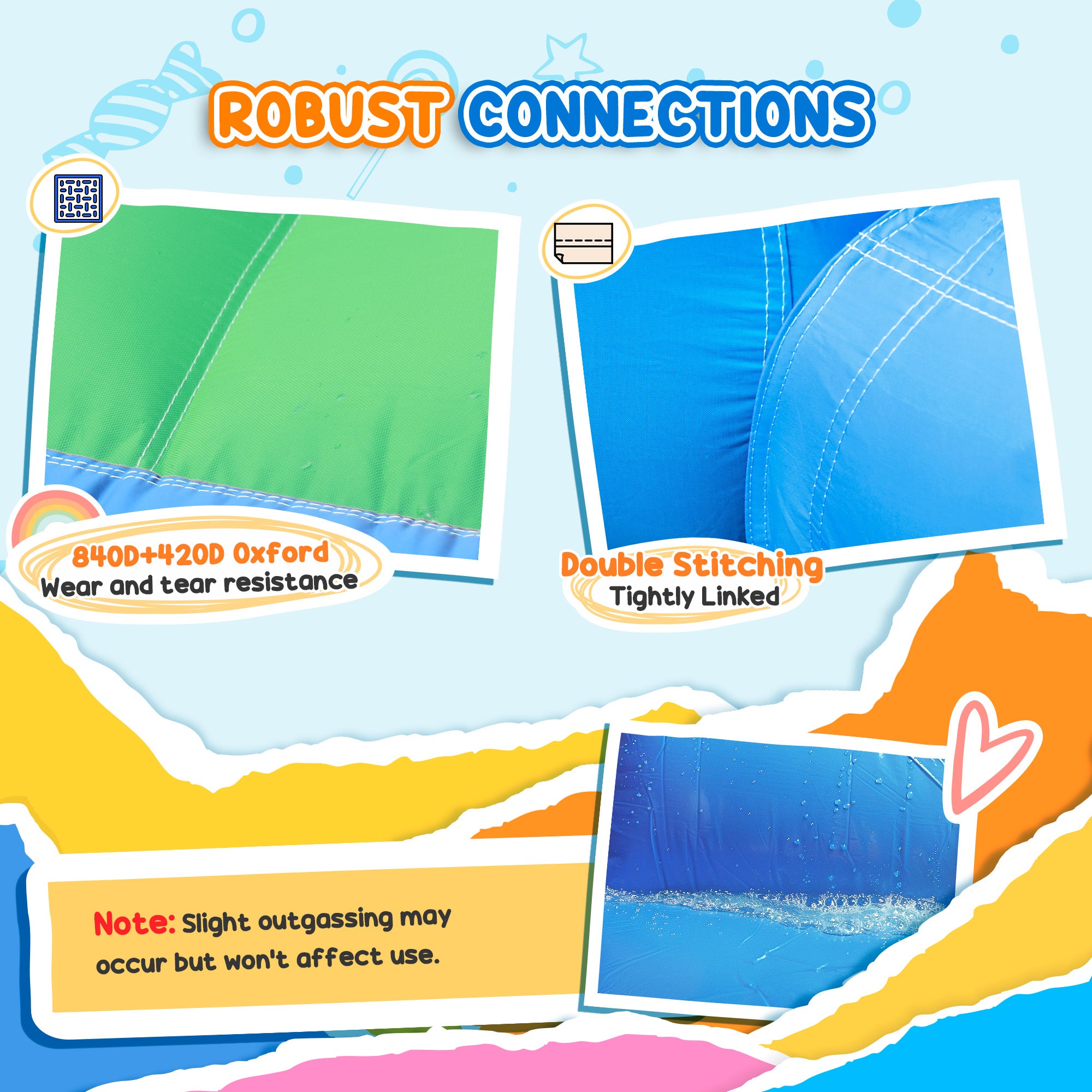 AIYAPLAY 8-in-1 Bounce House with 550W Blower