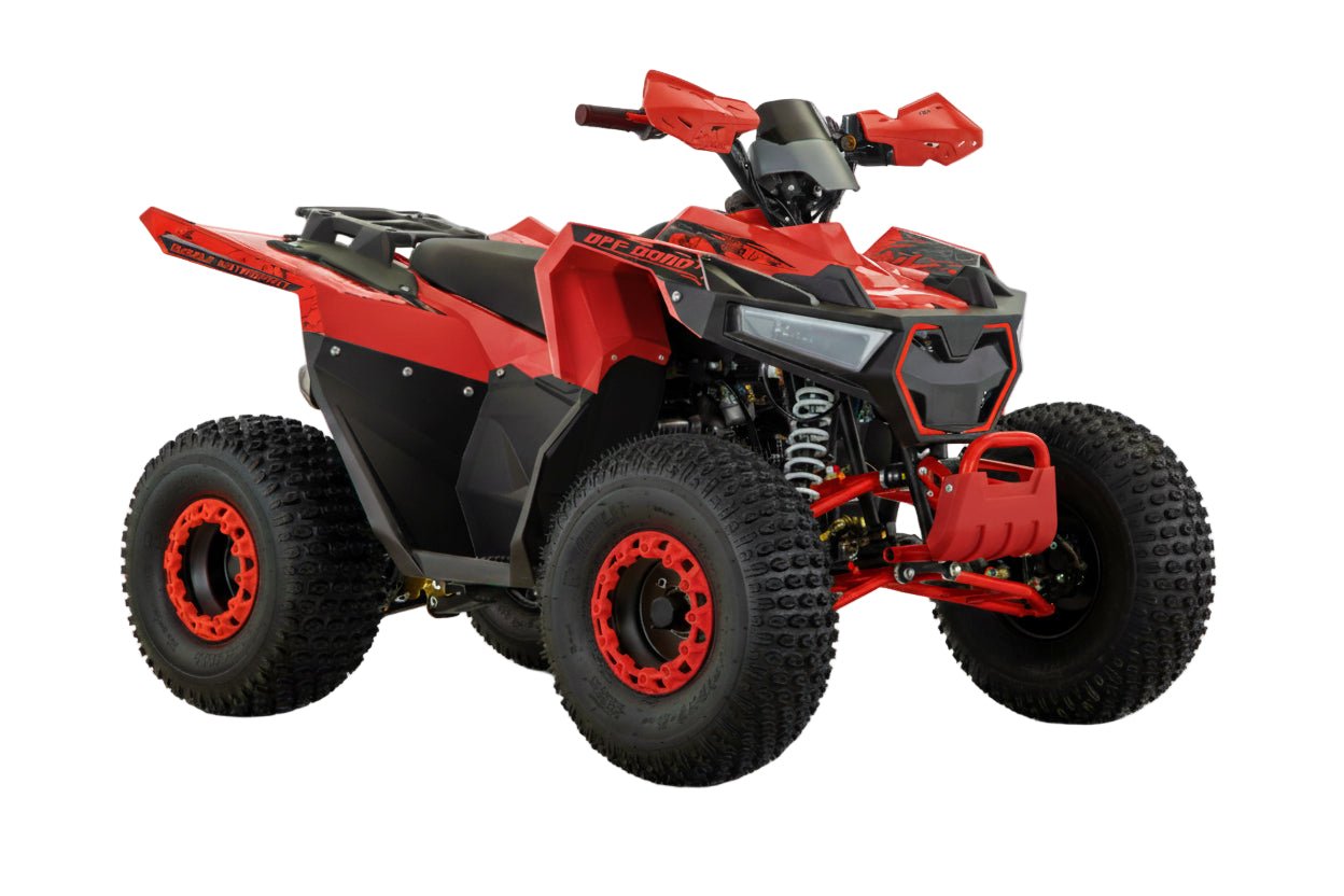 Dazzle Transformer 125cc Junior Petrol Quad Bike in Red | Petrol quad bike