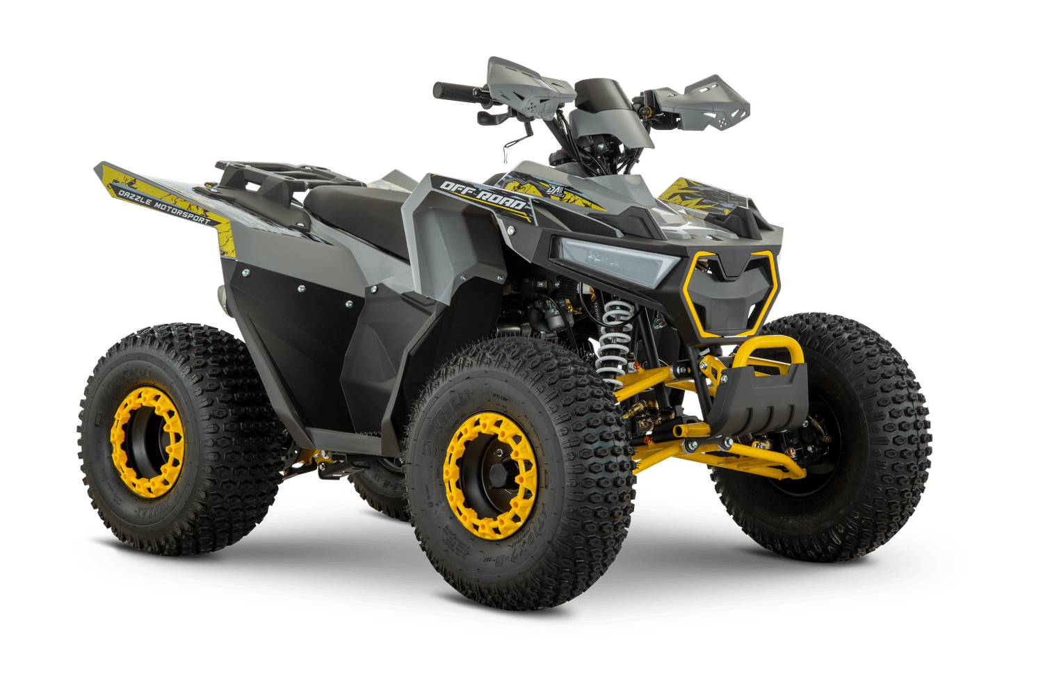 Dazzle Transformer 125cc Junior Petrol Quad Bike in Yellow | Petrol quad bike