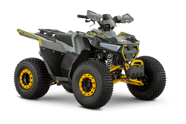 Dazzle Transformer 125cc Junior Petrol Quad Bike in Yellow | Petrol quad bike