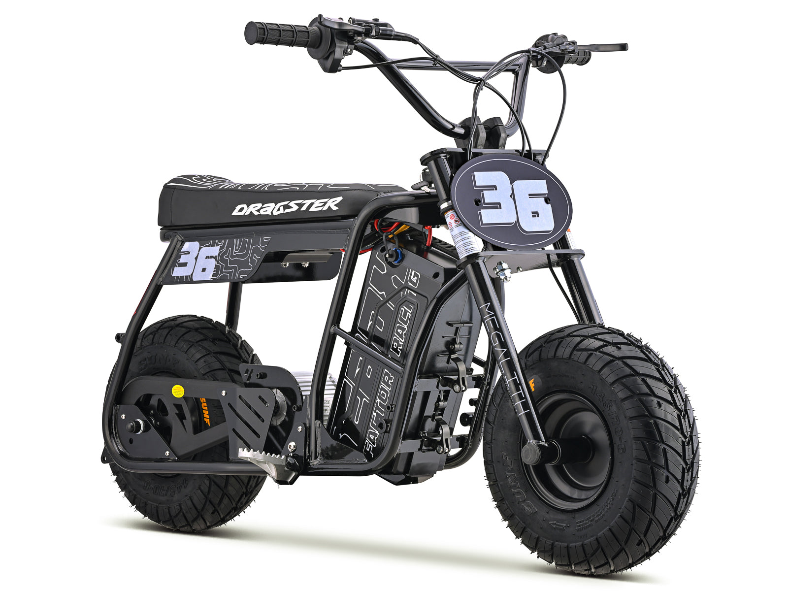 Dragster SM Electric Mini Bike - Black