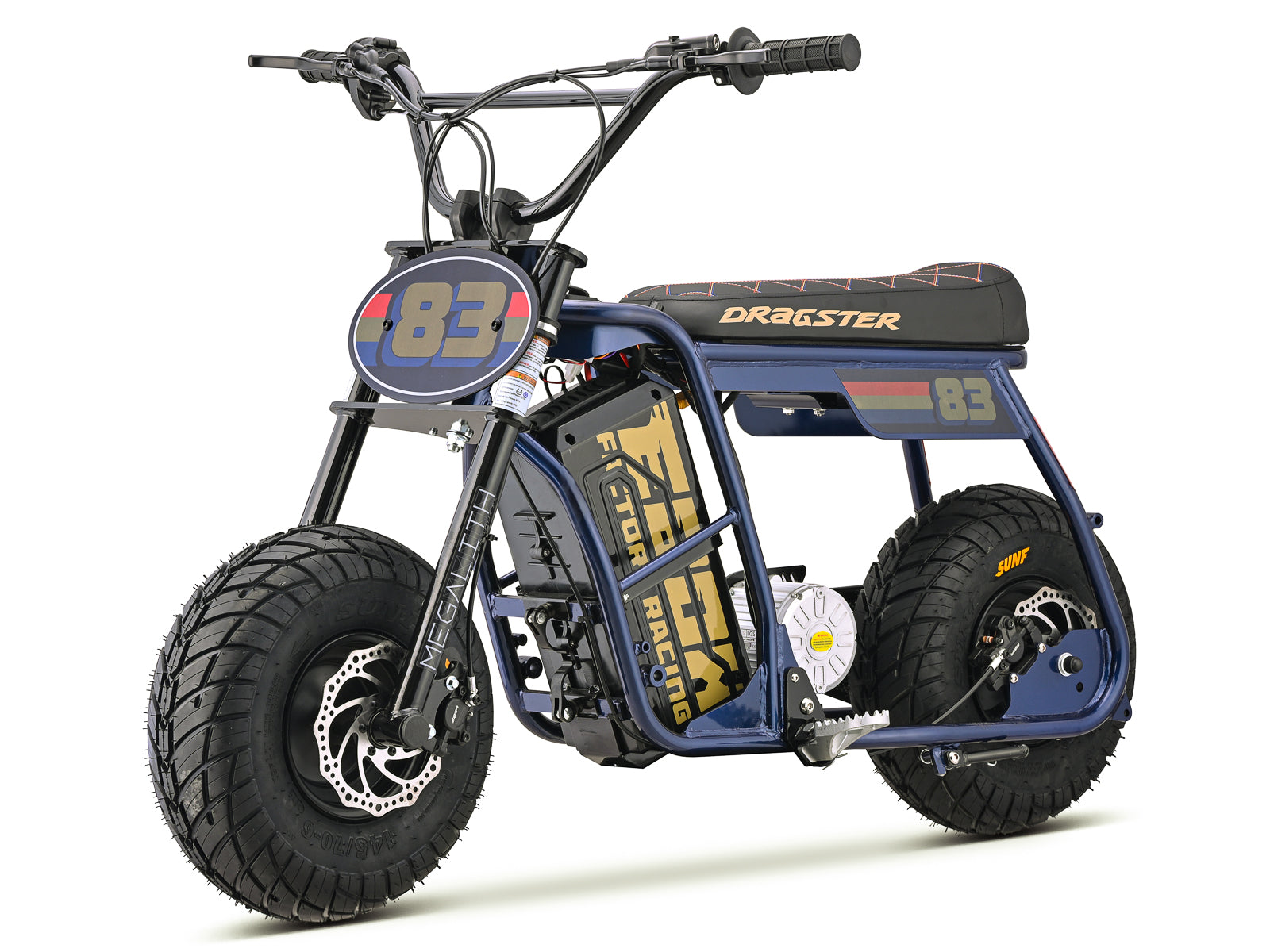 Dragster SM Electric Mini Bike - Navy