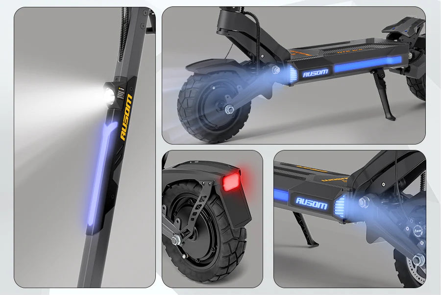 Ausom DT2 Pro Electric Scooter 2200W 52V 23.4AH 18