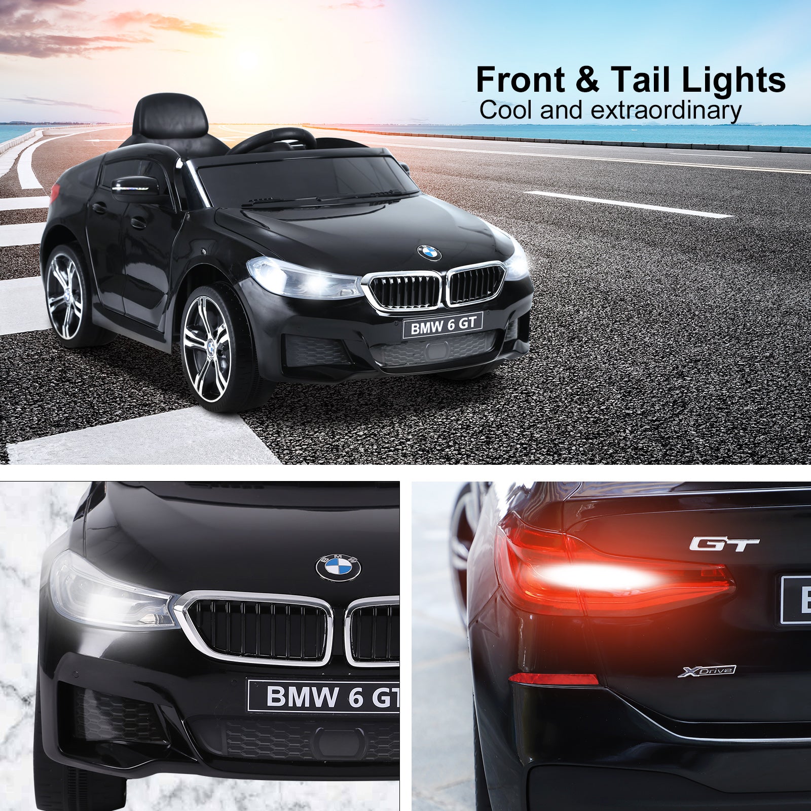 HOMCOM BMW 6GT 6V Kids Ride-On Car
