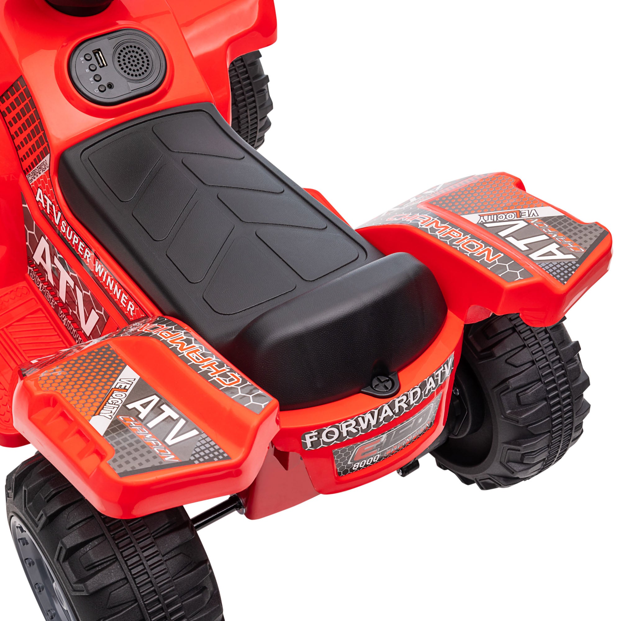 HOMCOM 6V Toddler Electric Quad Bike - Green