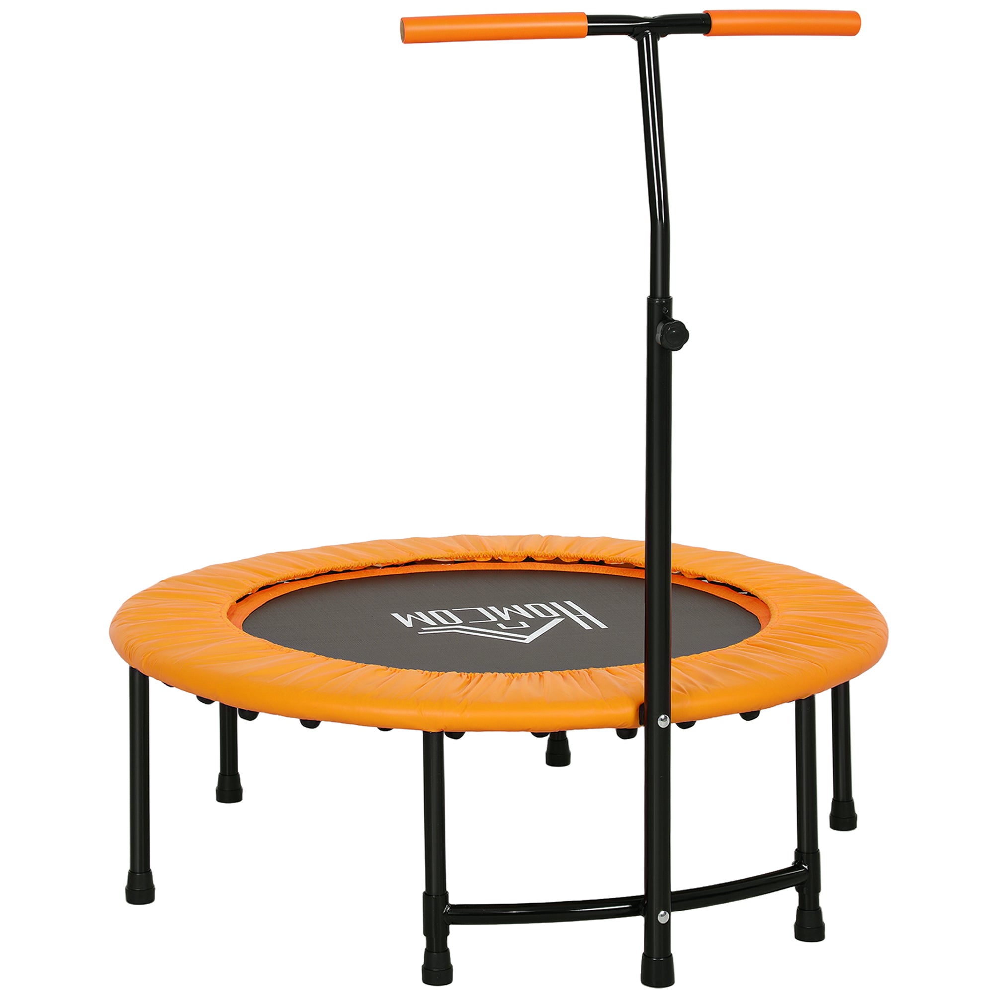 HOMCOM 40" Mini Fitness Trampoline with Handle - Black