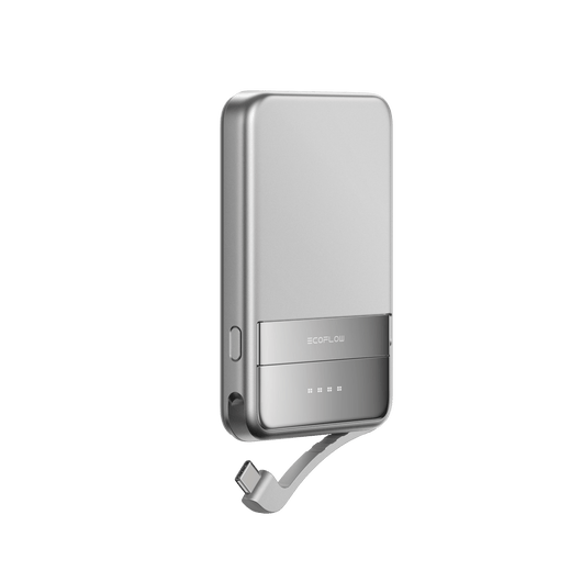 EcoFlow RAPID Magnetic Power Bank Silver (5000mAh)