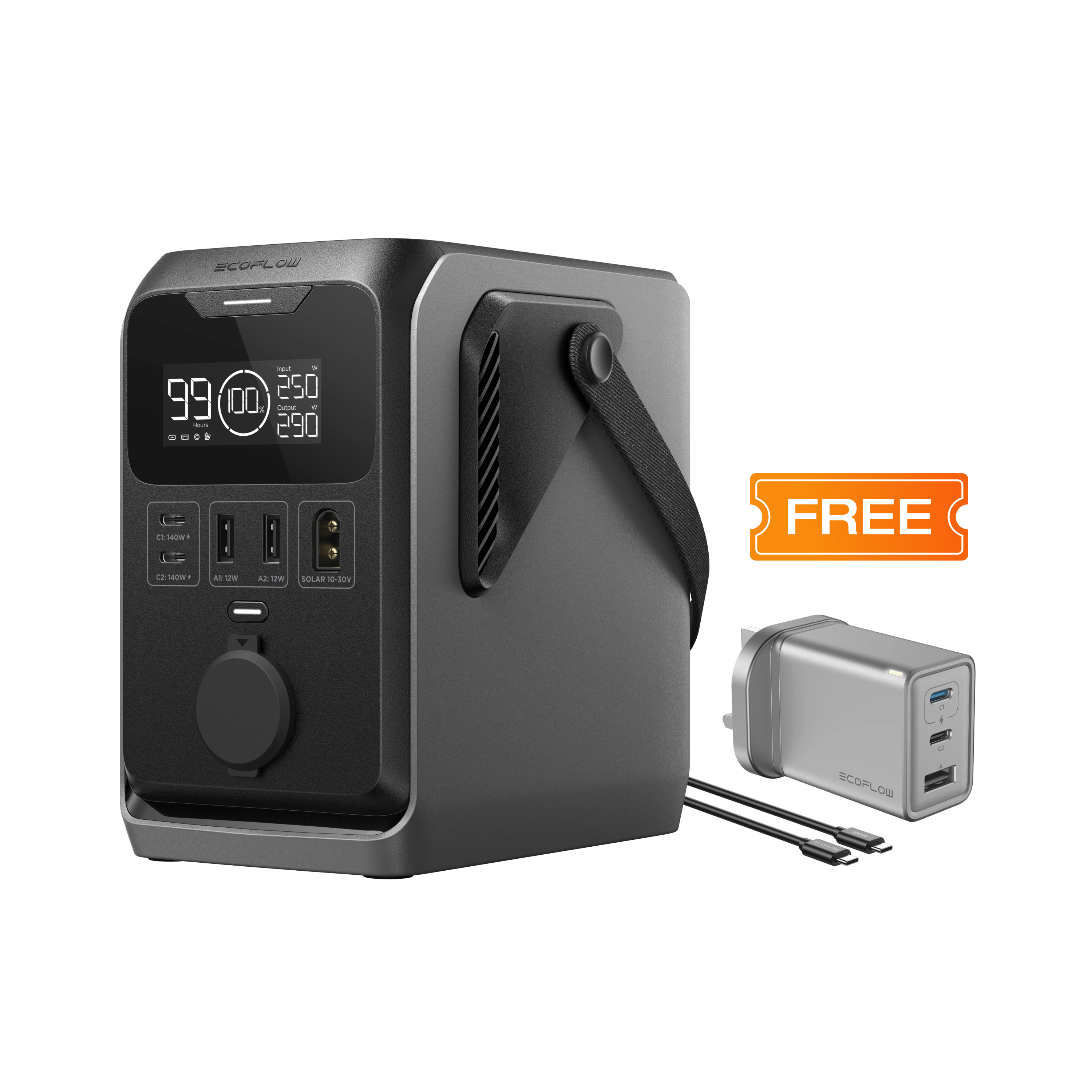 EcoFlow TRAIL 300 DC Portable Power Station 288Wh
