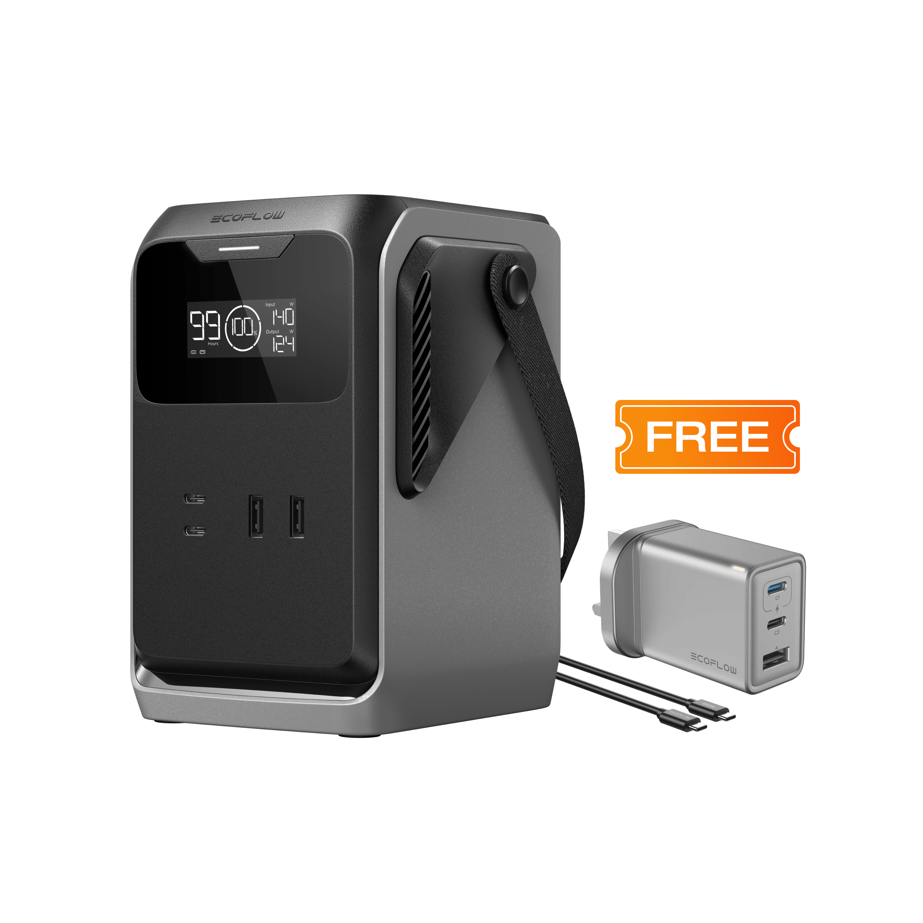 EcoFlow TRAIL 200 DC Portable Power Station 192Wh
