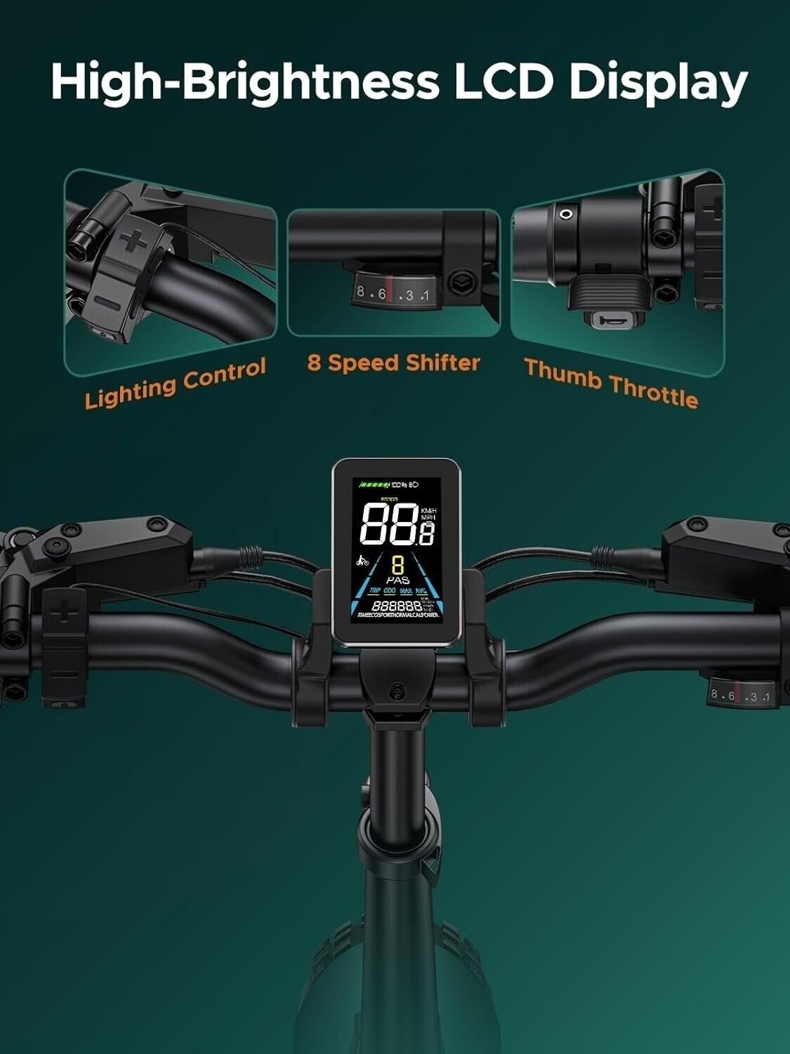 Engwe Engine Pro 2.0 Folding Electric Bike 800W 52V 16Ah