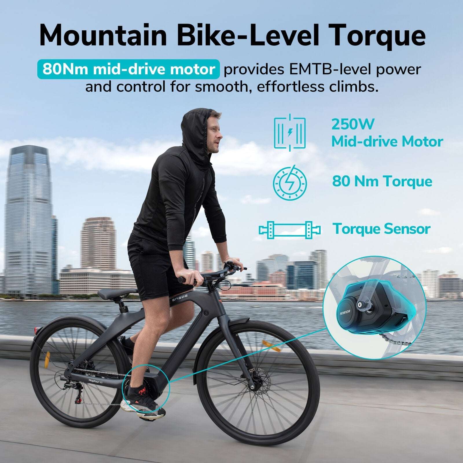 ENGWE N1 AIR Electric Bike 250W 36V 10Ah