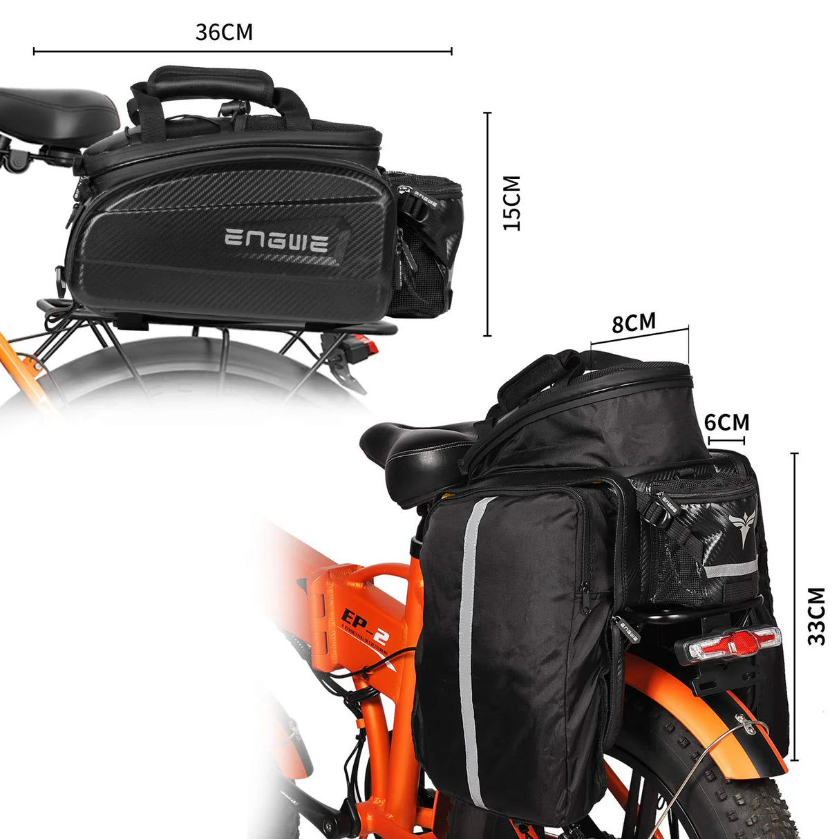 Rack Bag for Engwe Electric Bikes 4