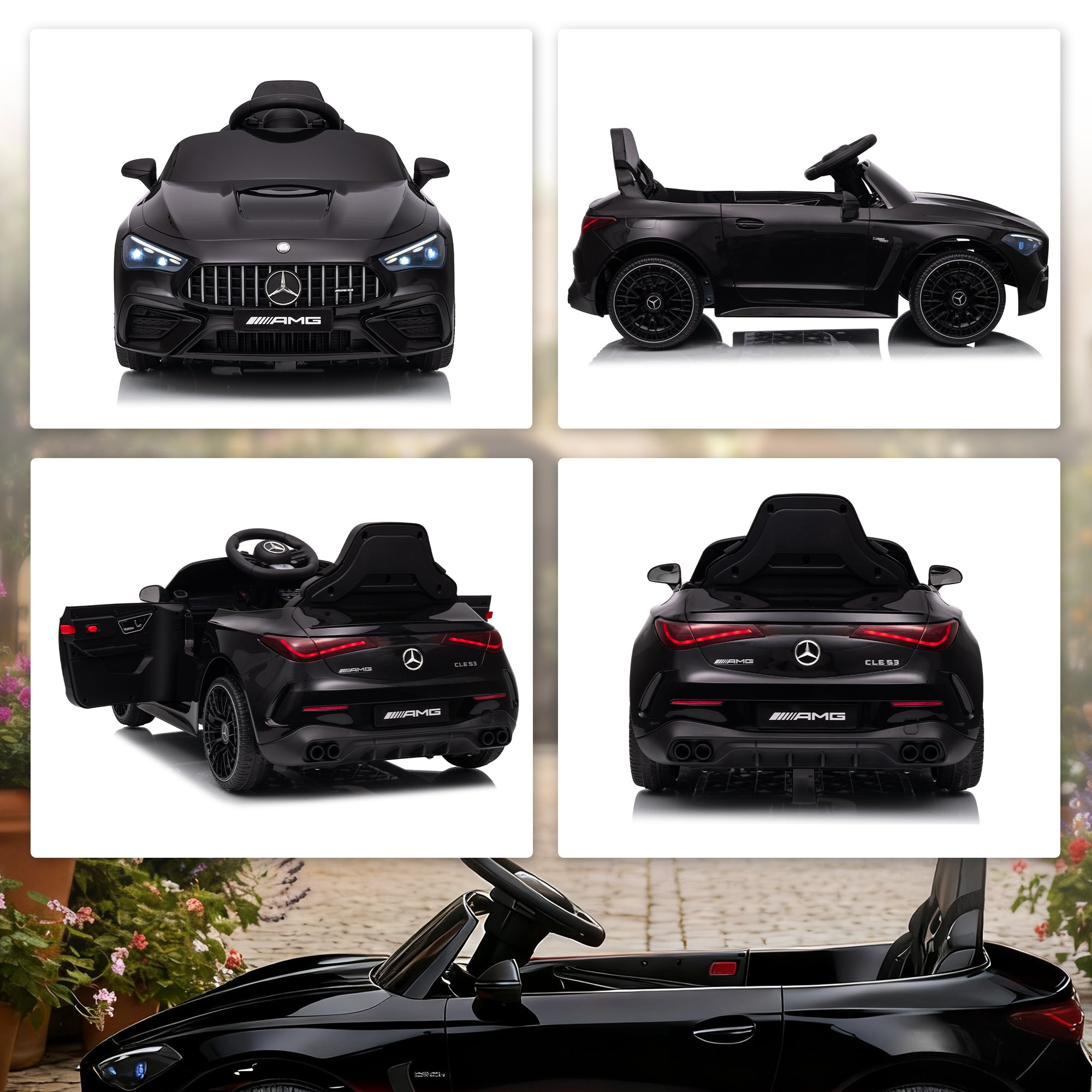 AIYAPLAY Mercedes-AMG 12V Kids Electric Ride-On Car