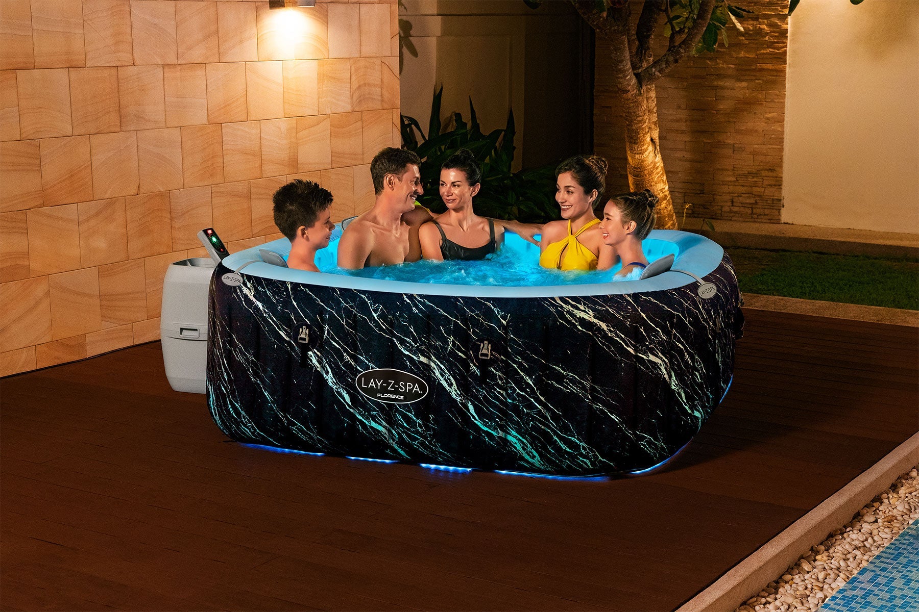 Lay-Z-Spa Florence Luxe AirJet™ Hot Tub - official product image 5