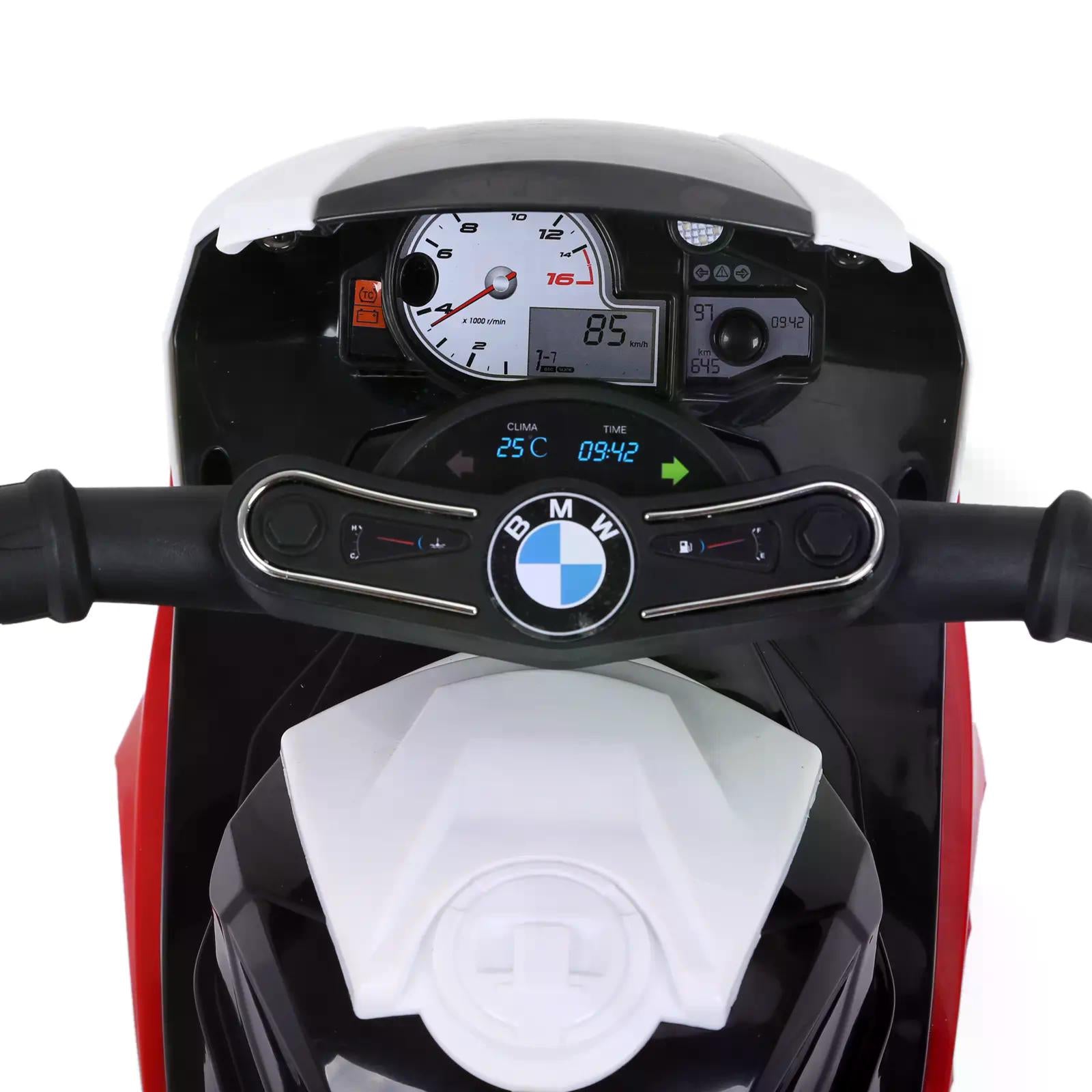 HOMCOM BMW 6V Kids Electric Motorbike - Red