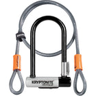 Kryptonite Kryptolok Mini U-Lock with 4 Foot Flex and FlexFrame Bracket Sold Secure Gold