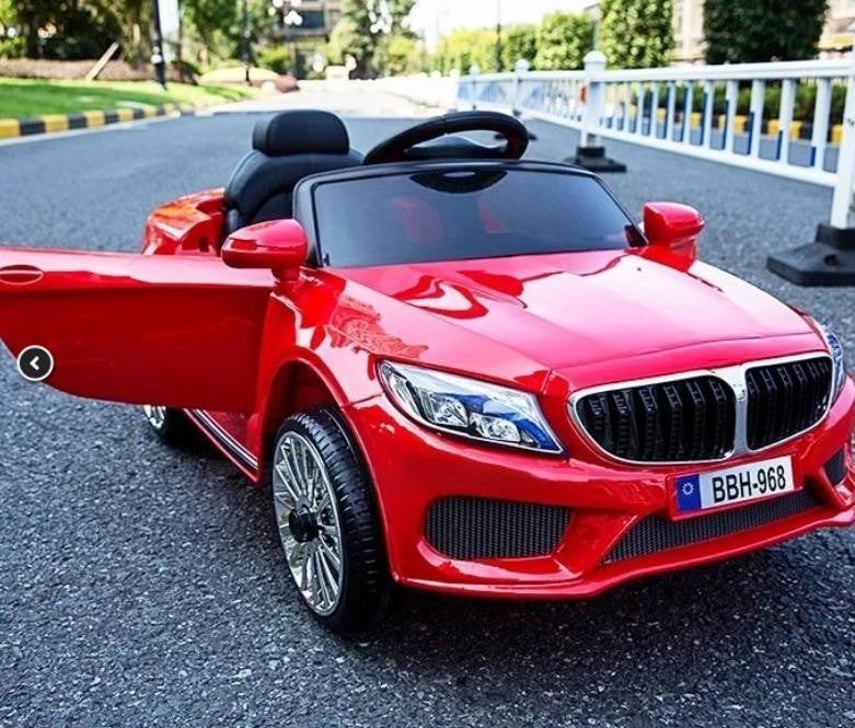 Funstuff BMW-Style 12V Electric Ride-On Coupe - Red