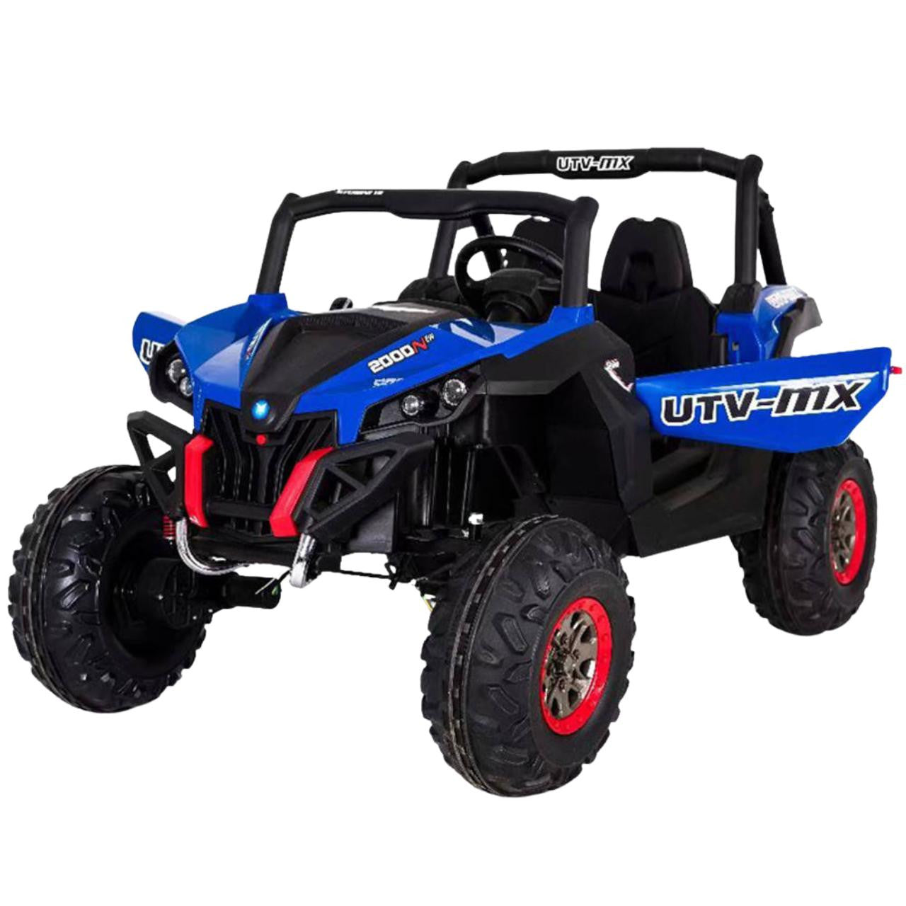Ground Commander 24V Two-Seater Electric Ride-On Buggy - Blue