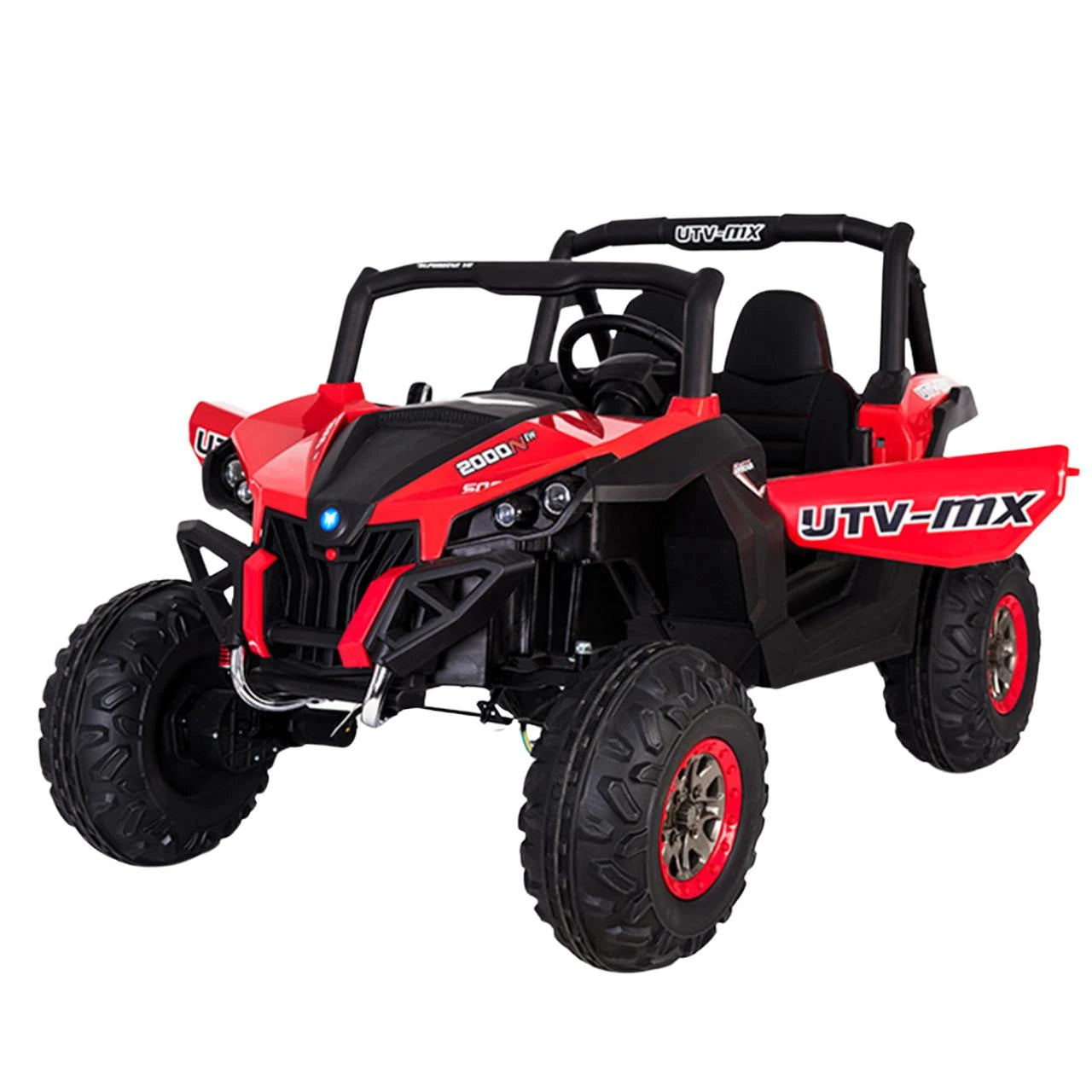 Ground Commander 24V Two-Seater Electric Ride-On Buggy - Red
