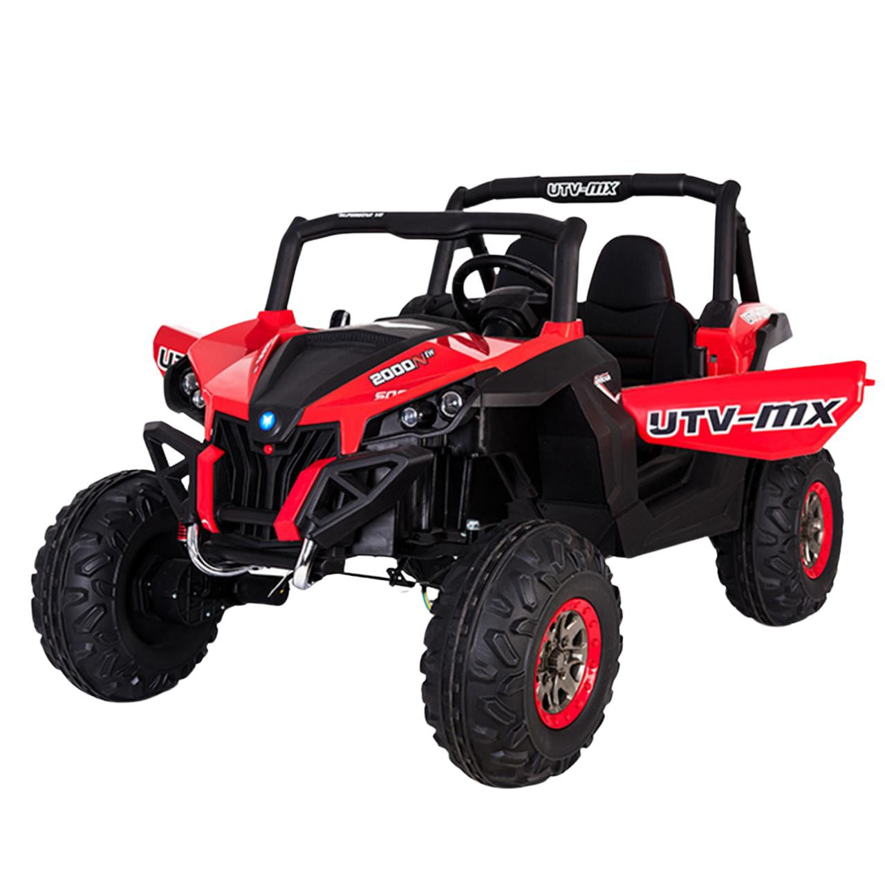 Ground Commander 24V Two-Seater Electric Ride-On Buggy - Red