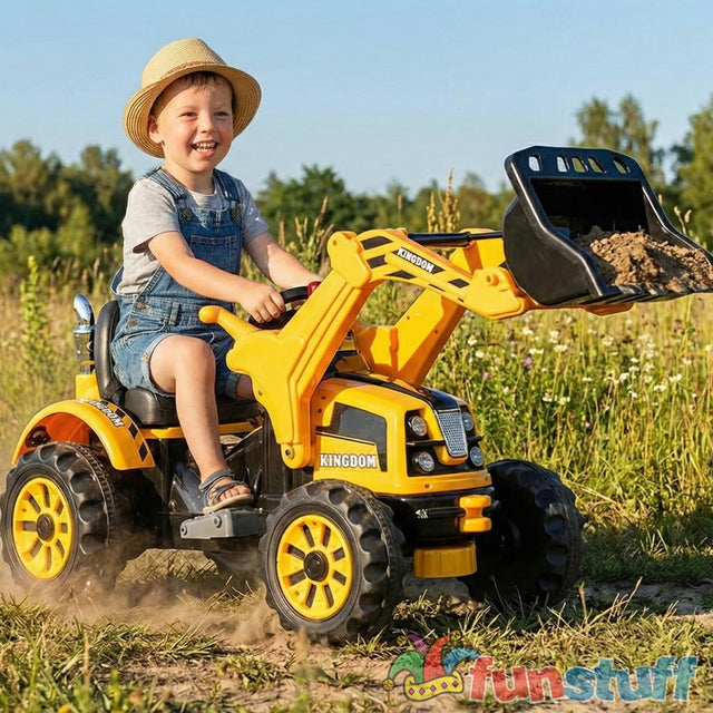 Kingdom 12V Tractor Loader Ride On