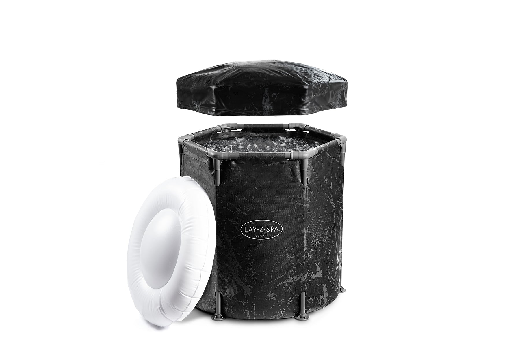 Lay-Z-Spa Glacial Dip Pod cover and inflatable thermal lid