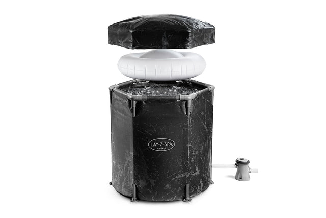 Lay-Z-Spa Glacial Dip Pod ice bath with pump cover and inflatable lid