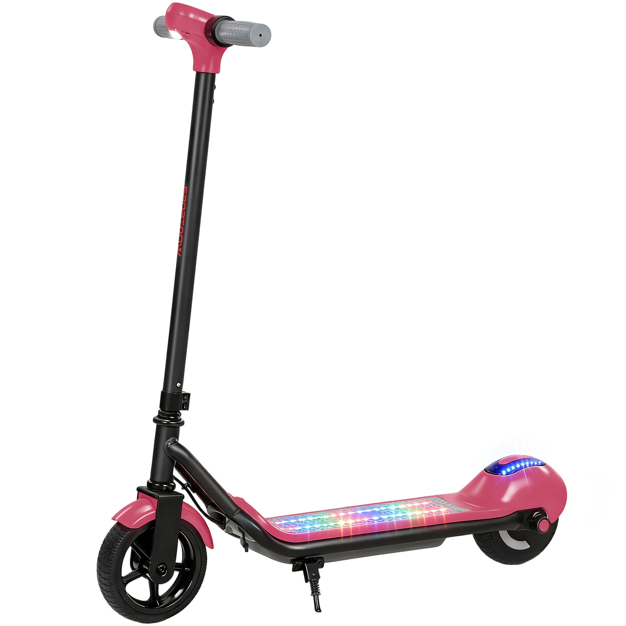 SPORTNOW Kids Electric Scooter with LED Display - Pink