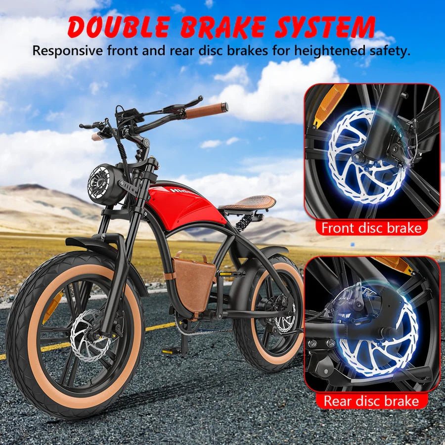 Hidoes B10 20" Fat Tire Electric Bike 1000W 48V 12.5Ah