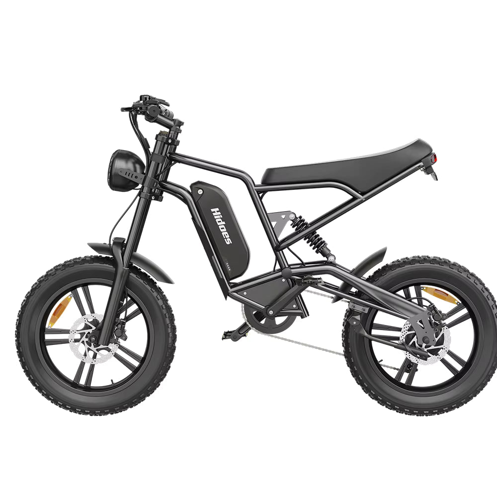 Hidoes B6 Electric Bike in black side view