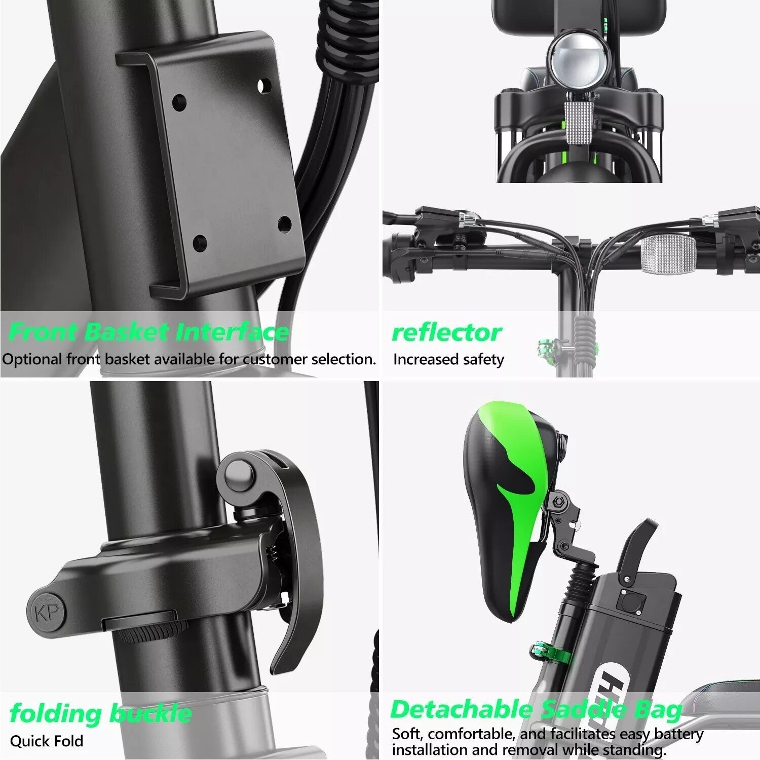 Hidoes C1 20" Folding Electric Bike 750W 48V 13Ah