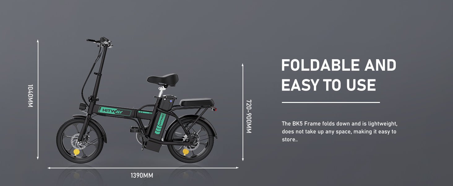 Hitway BK5S Electric Bike 250W 36V 10.4Ah