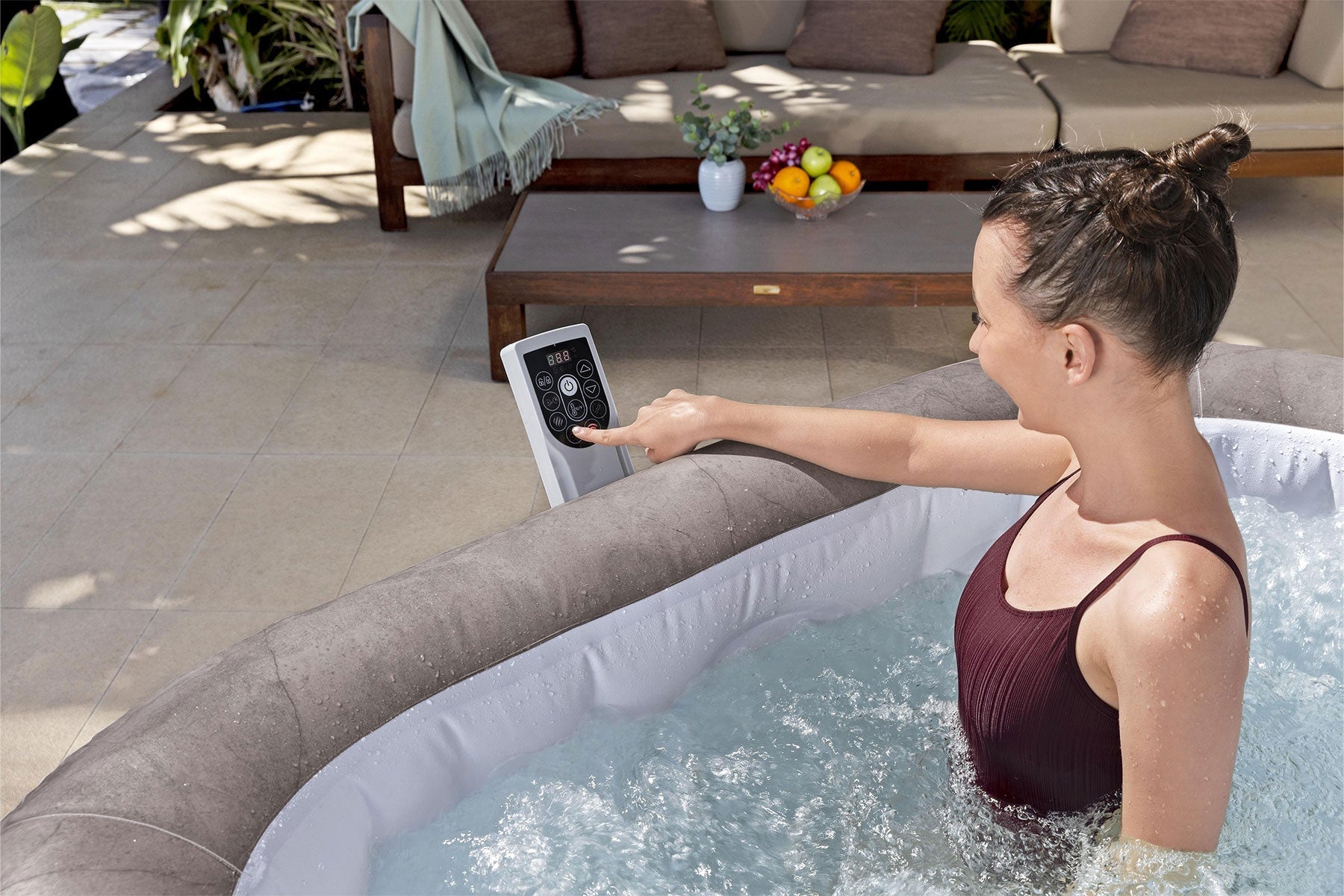 Lay-Z-Spa Rome EnergySense® UltraFit™ Smart AirJet™ - official product image 15