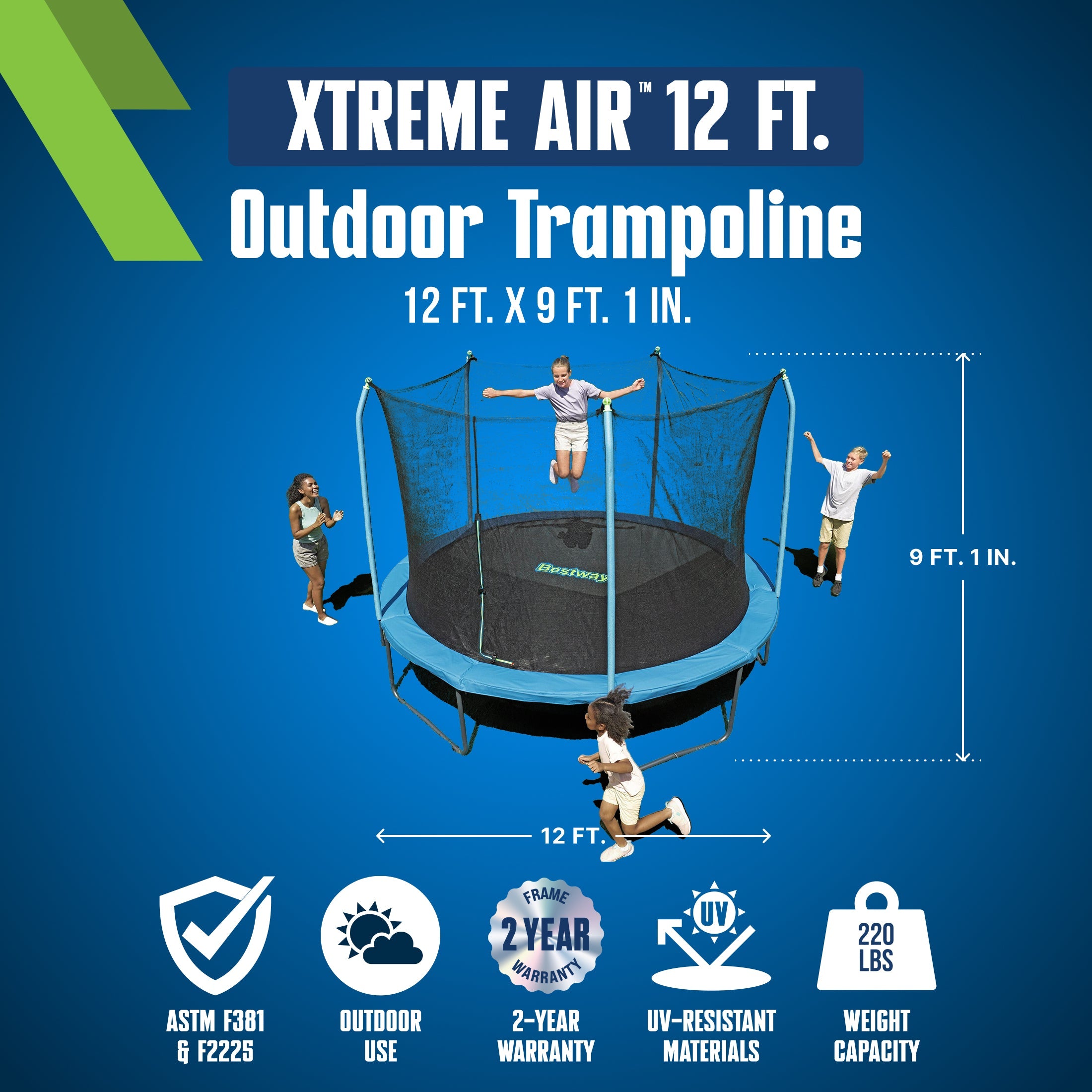 Bestway Xtreme Air 12ft Garden Trampoline - image 2