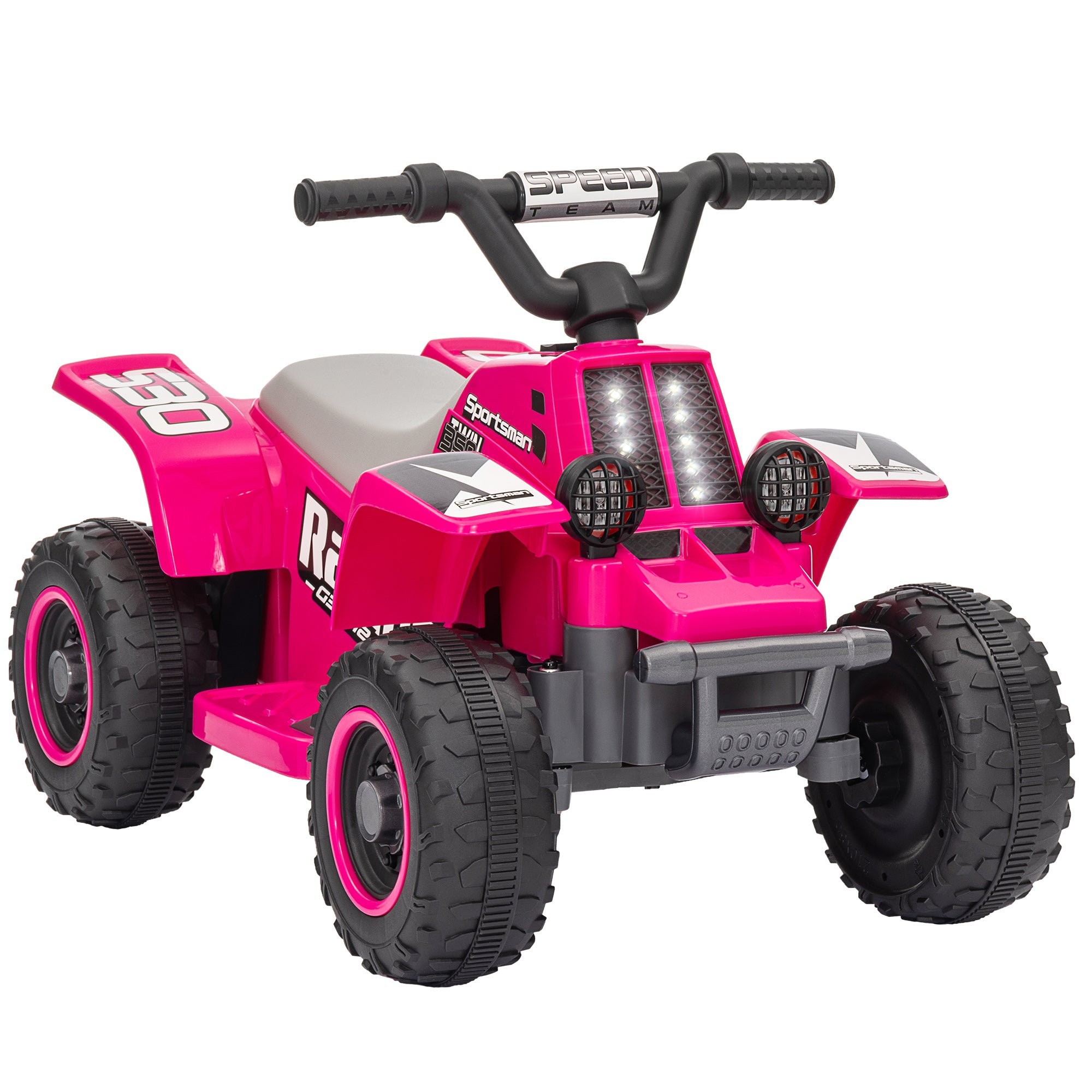 AIYAPLAY 6V Toddler Electric Quad Bike - Black