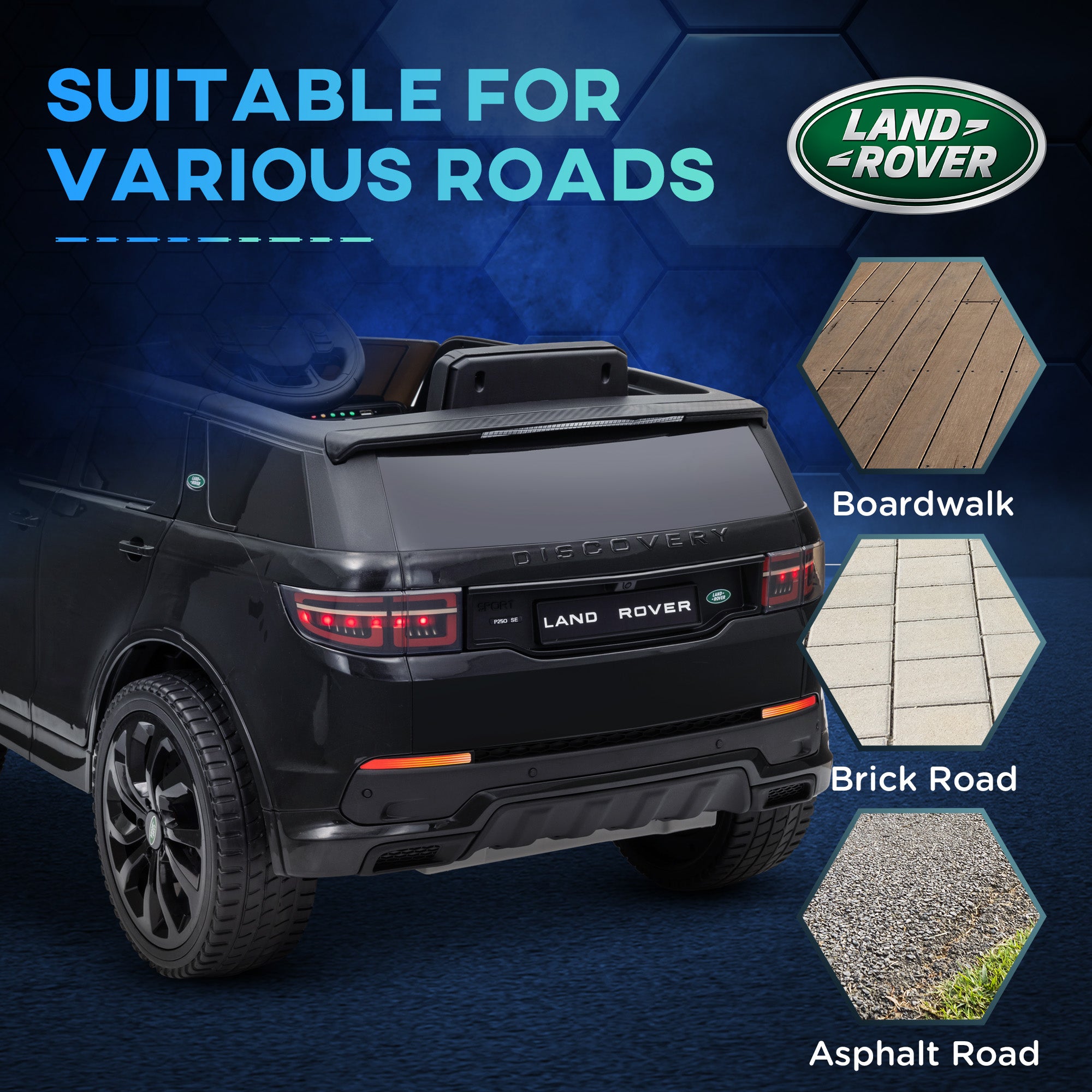 AIYAPLAY Land Rover Discovery Sport 12V Kids Ride-On Car