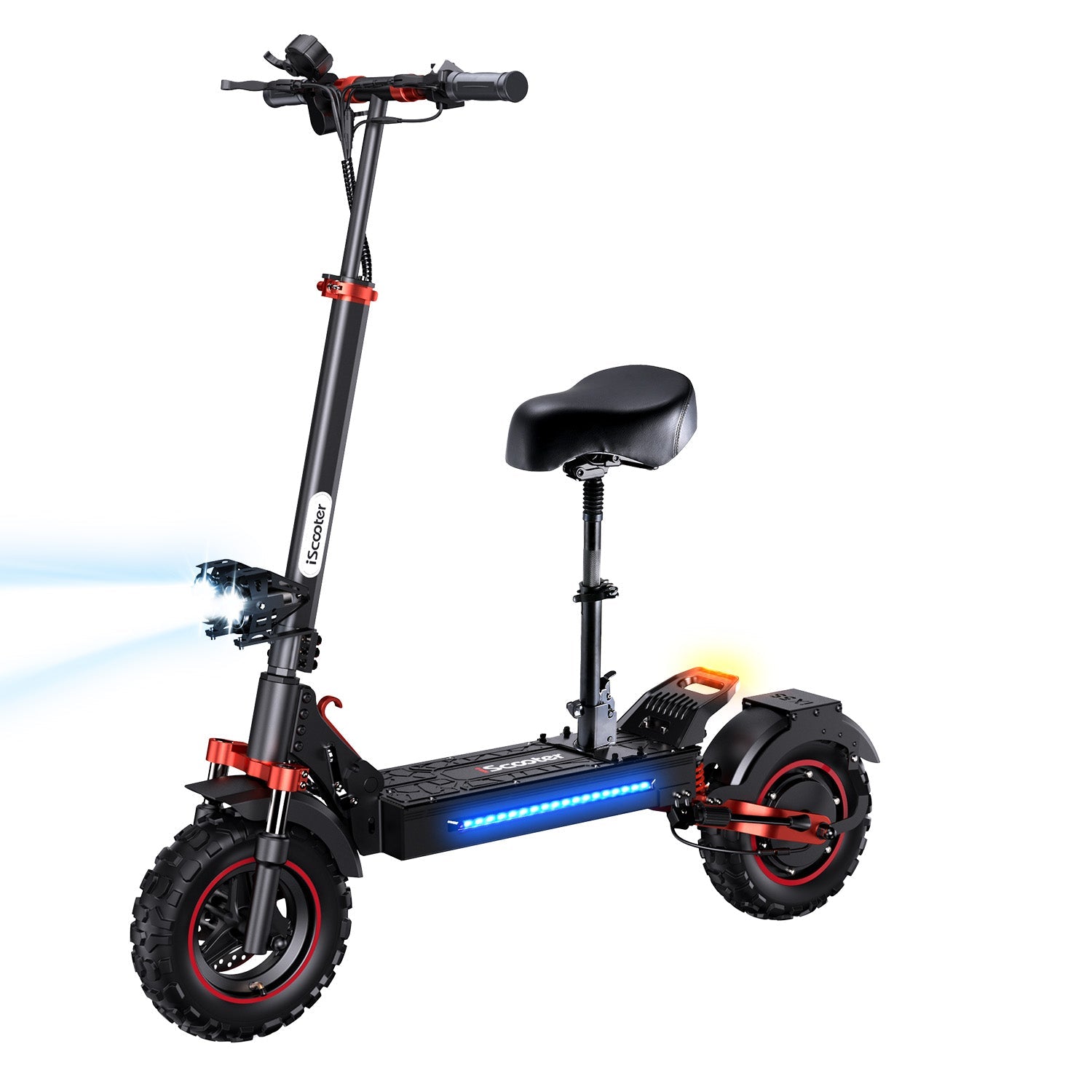 iScooter iX5 / iX5S Off Road Electric Scooter - iX5S with Seat