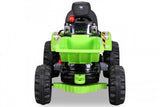 Kingdom 12V Kids Electric Dumper with Front Loader - Green