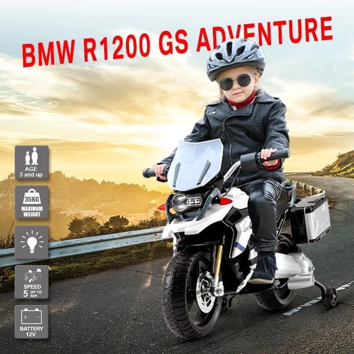 Rollplay BMW R1200 GS Motorbike 12 Volt 6