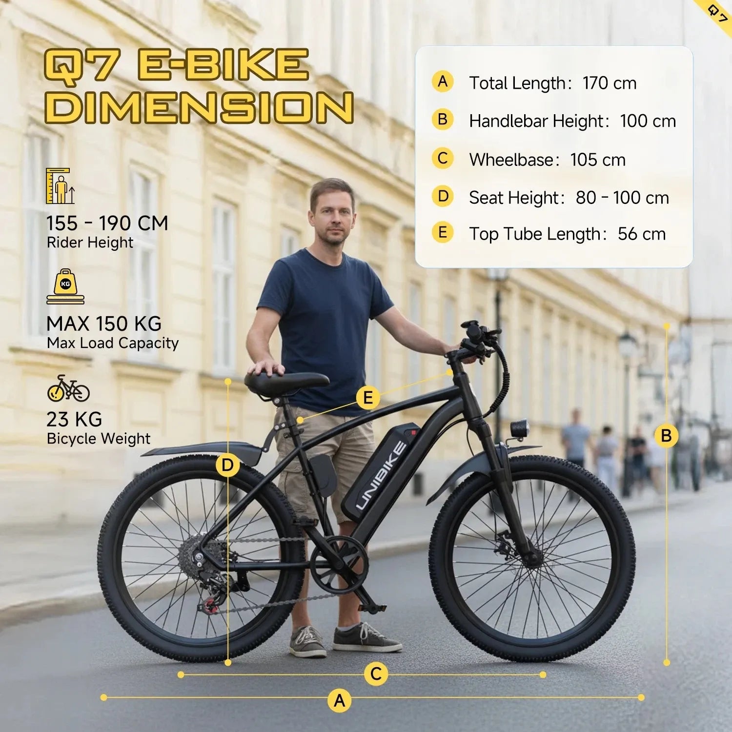 Unibike Aairsk Q7 Electric Bike 8
