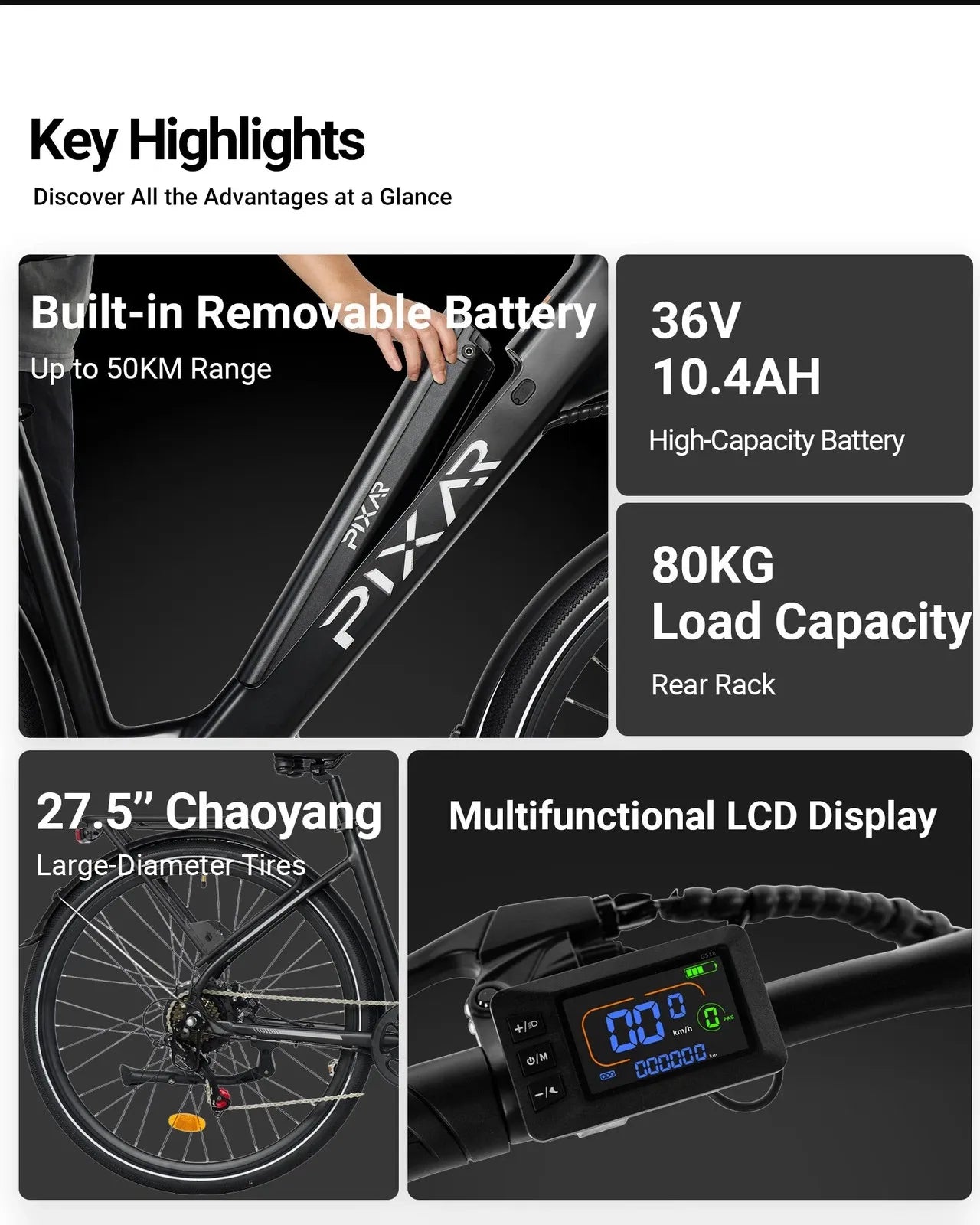 Pixar City Electric Bike 12