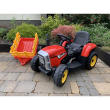 MX 12V Kids Electric Tractor with Trailer & Remote