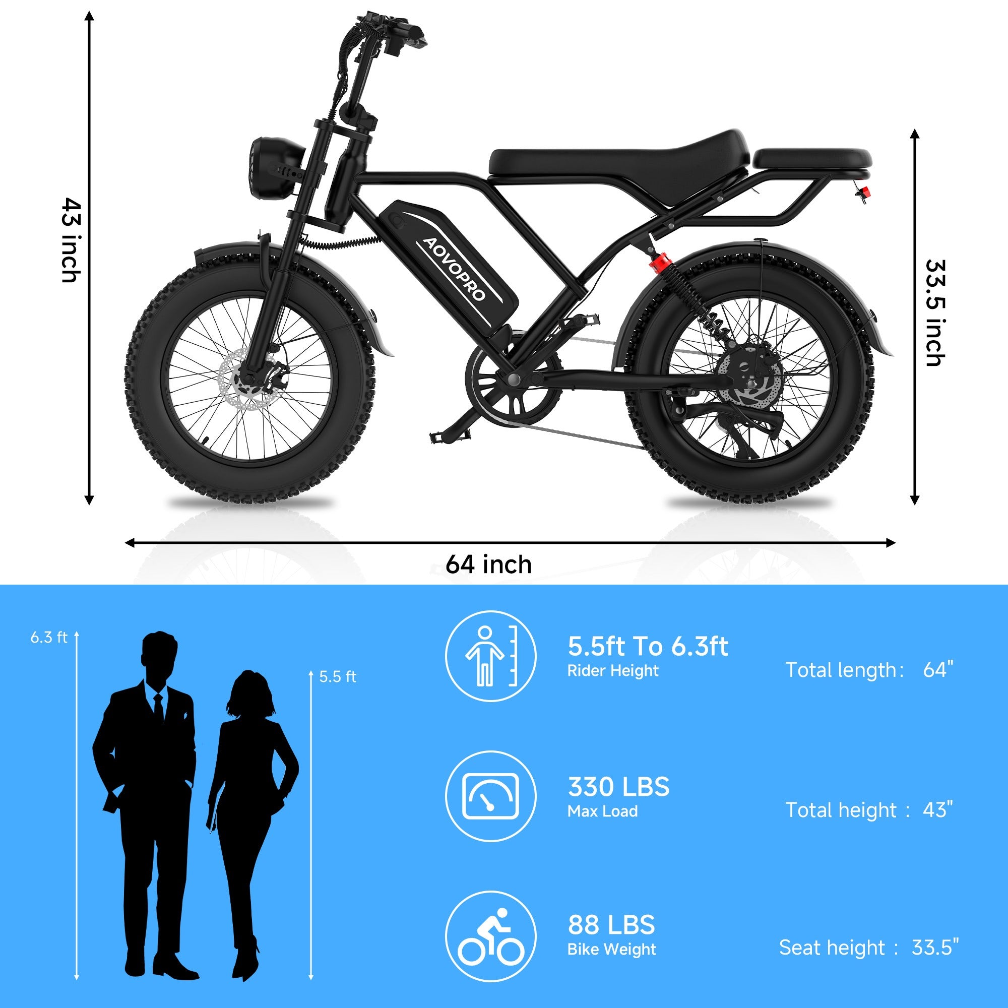 Aovo Pro AP20 Electric Bike 3
