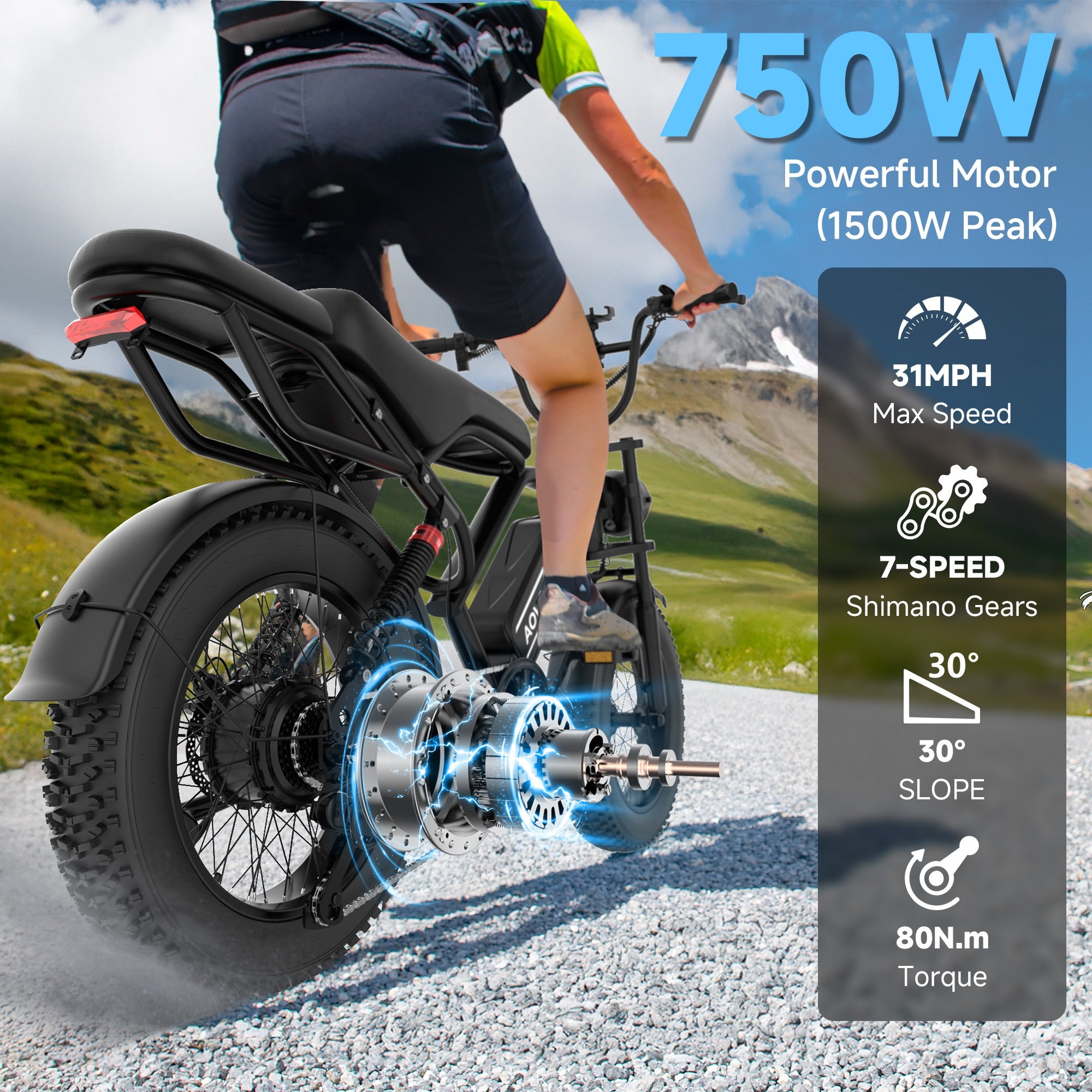 Aovo Pro AP20 Electric Bike 6