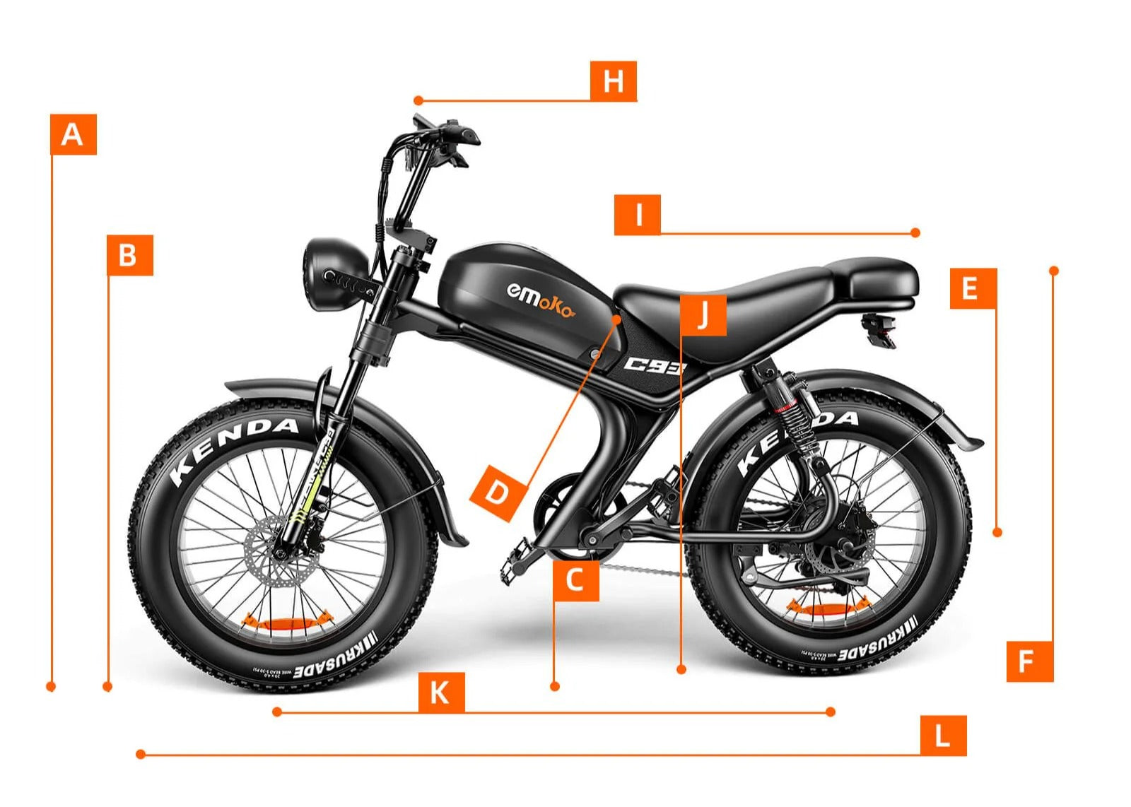 Emoko C93 Electric Bike 10